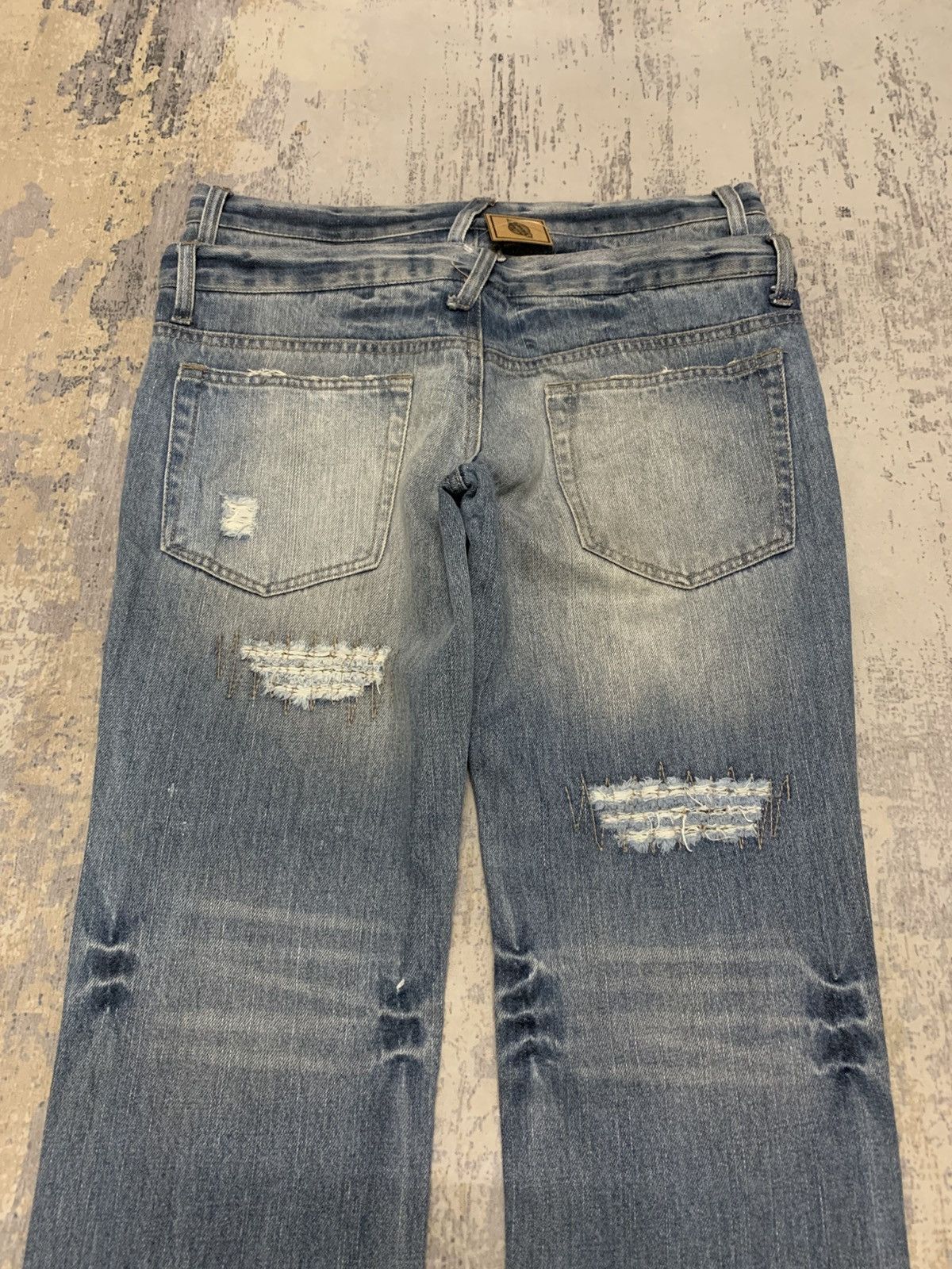 Japanese Brand Zerosail Japanese Brand Double Waist Punk Denim Size US 32 / EU 48 - 7 Thumbnail