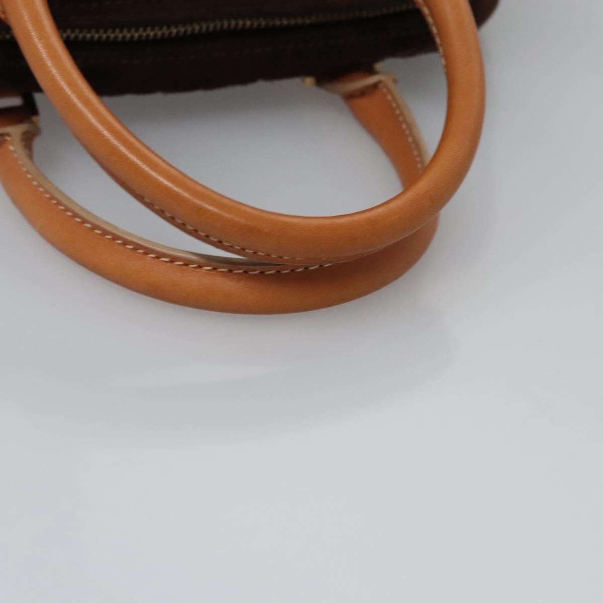 Celine CELINE C Macadam Canvas Hand Bag Brown Gold Size ONE SIZE - 7 Thumbnail