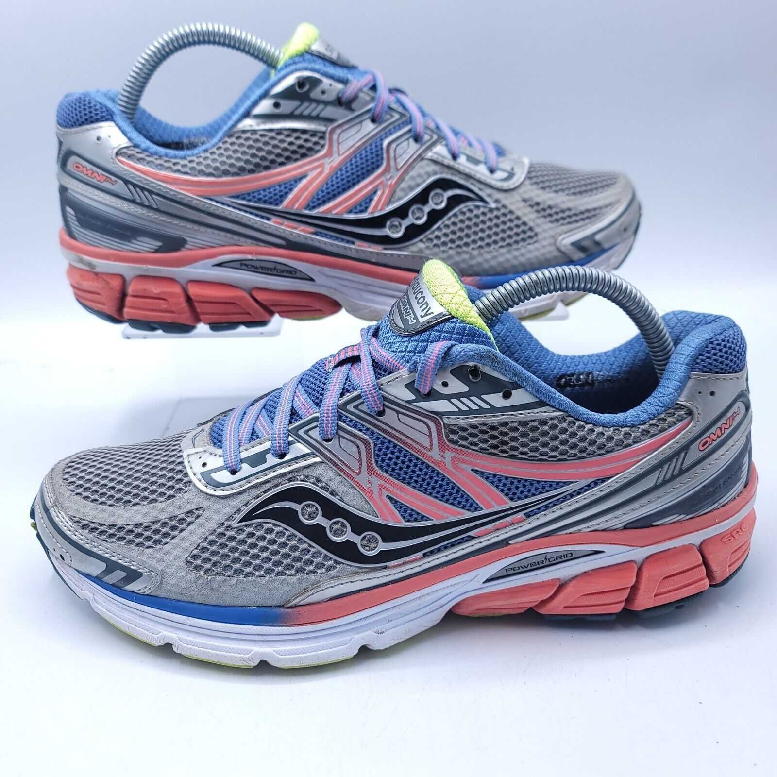 Saucony Saucony Omni 14 Shoe Womens Size 10 S10270-1 Gray Blue Pink Size US 10 / IT 40 - 5 Thumbnail