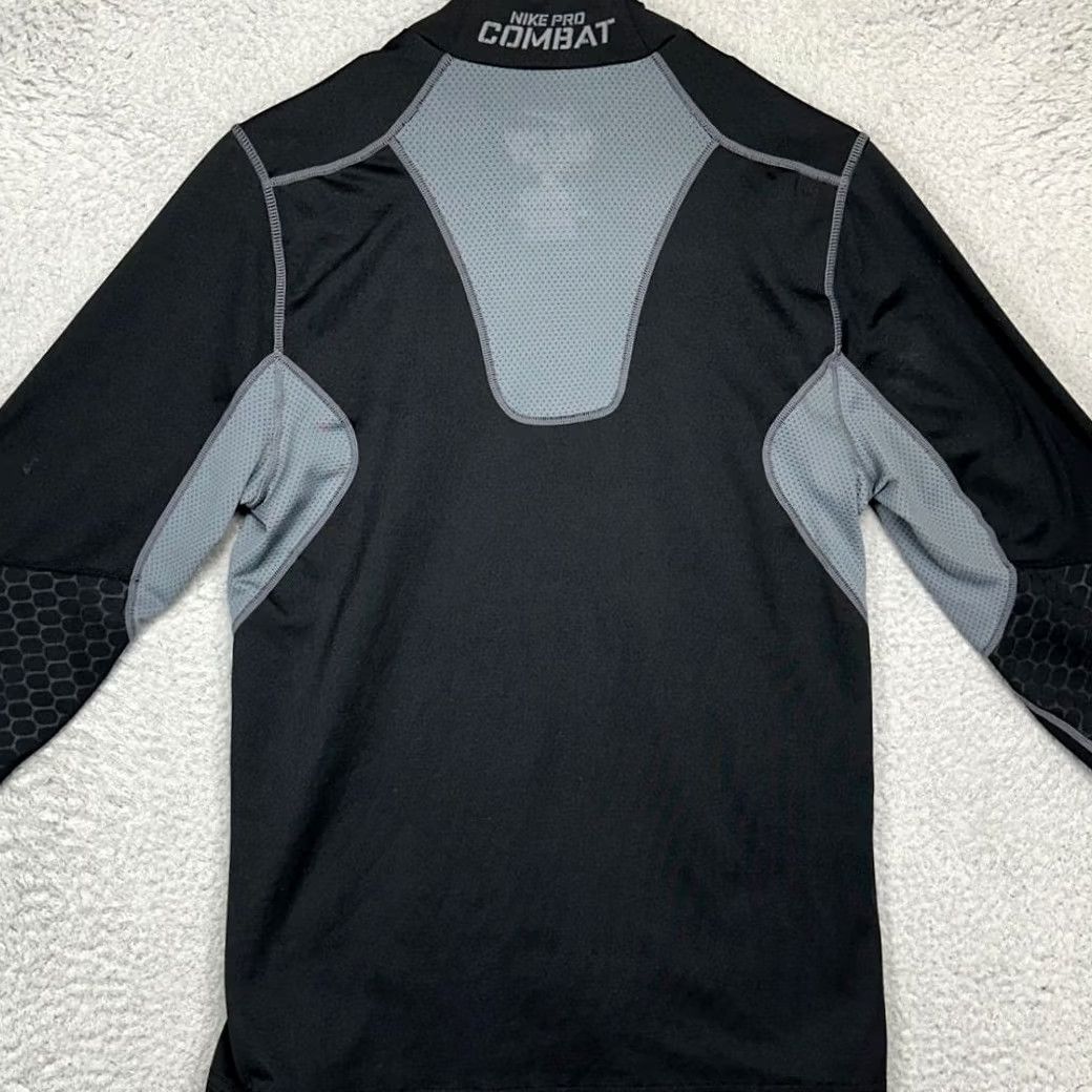 Nike Nike Pro Combat Pullover Shirt Mens Small Black Gray Athletic Cold Weather Gear Size US S / EU 44-46 / 1 - 3 Thumbnail