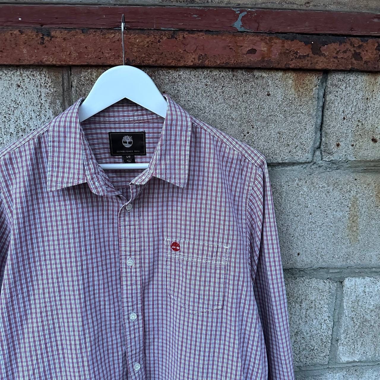 Timberland VTG Timberland Checkered Shirt Button Up Size L Western 00s Size US L / EU 52-54 / 3 - 5 Thumbnail