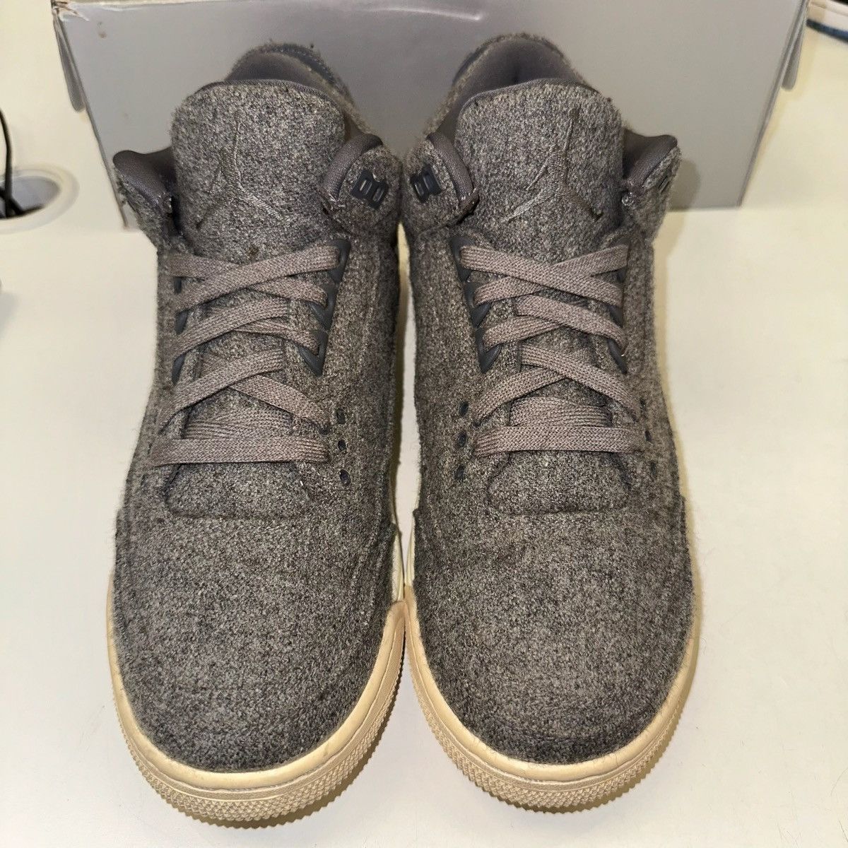 Jordan Brand Size 9.5 - Nike Air Jordan 3 Retro ‘ Wool’ 854263-004 OG Size US 9.5 / EU 42-43 - 4 Thumbnail