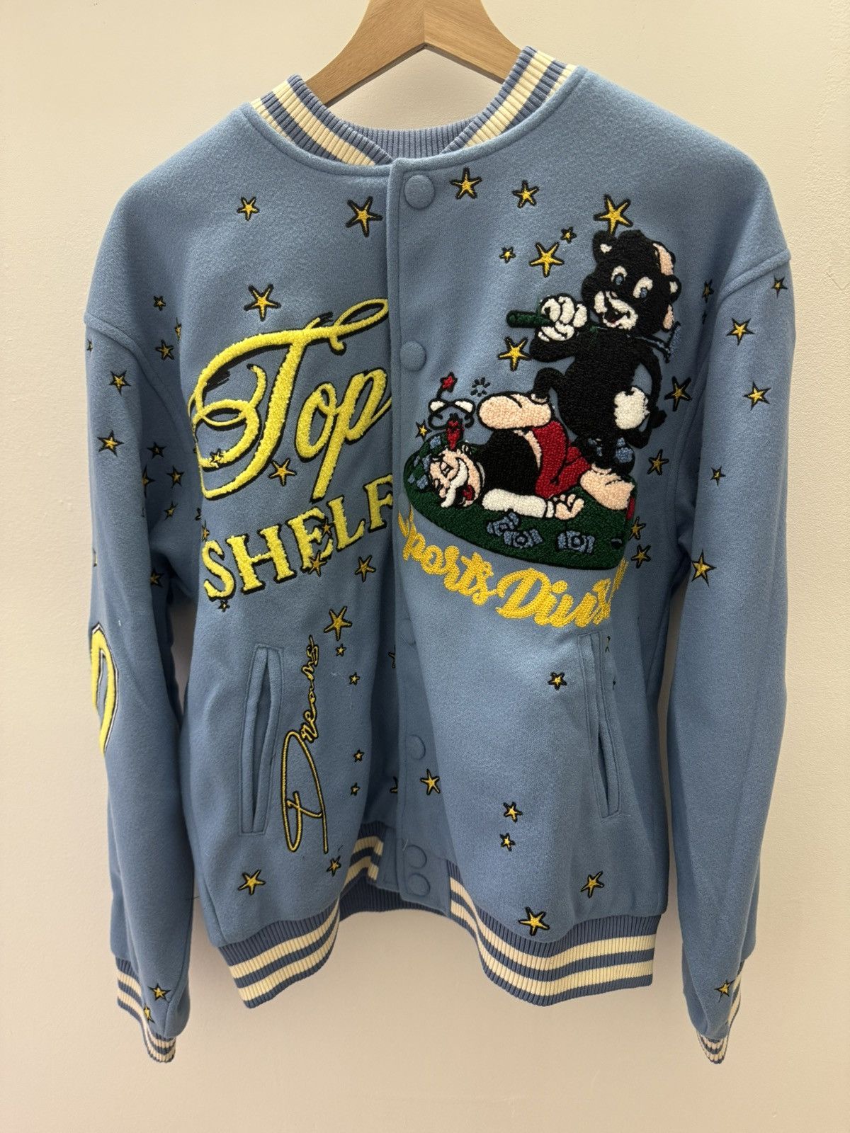 Vale Varsity Jacket (Blue/Yellow)