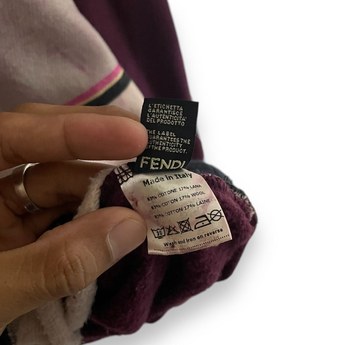 Fendi ORIGINAL FENDI MONOGRAM FEATURING A GEOMETRY PATTERN Size US S / EU 44-46 / 1 - 10 Thumbnail
