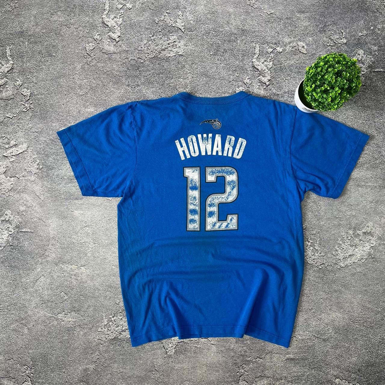 Adidas Vintage Adidas Blue Cotton T-Shirt Howard #12 Ordlando Big Size US L / EU 52-54 / 3 - 5 Thumbnail
