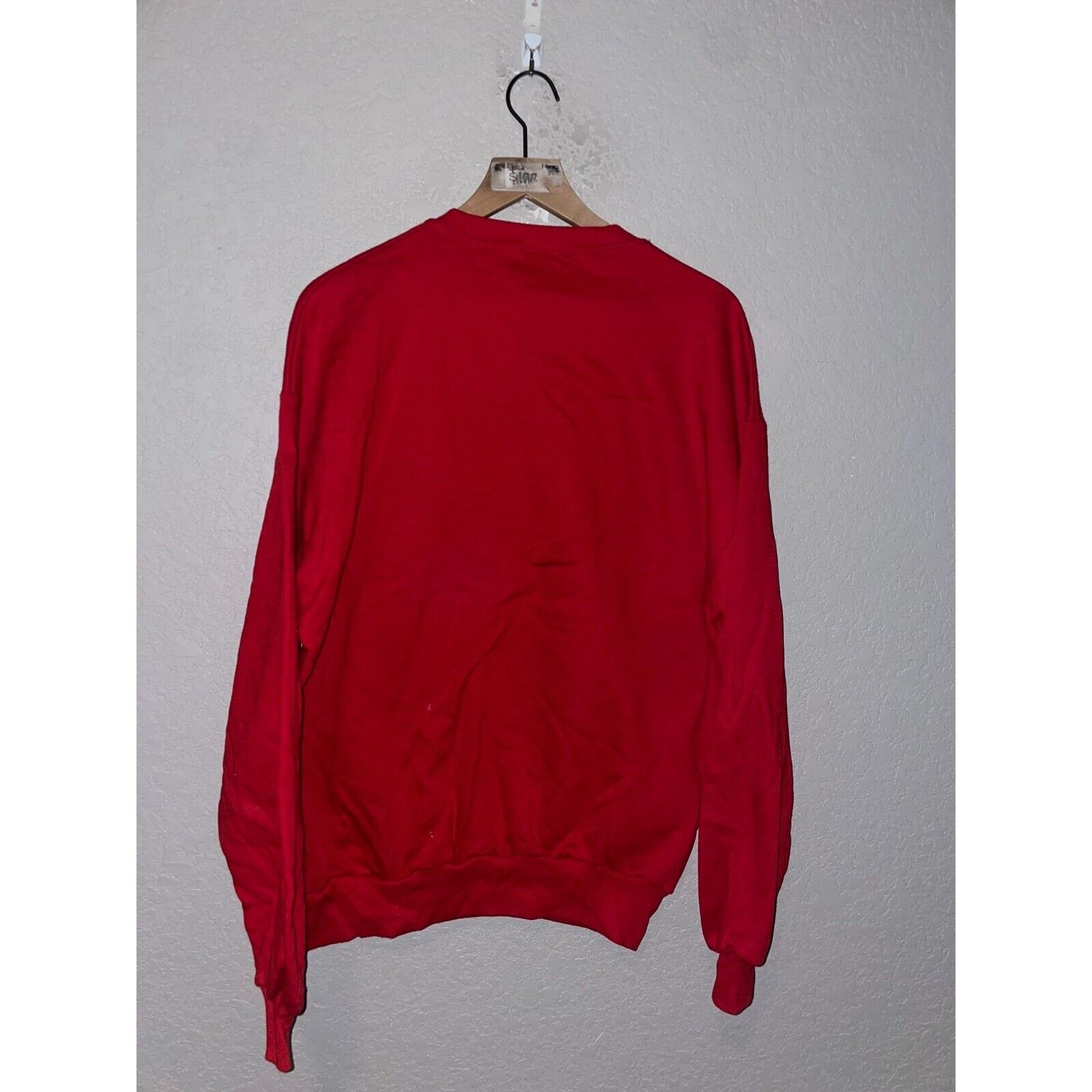 Jerzees Vintage Jerzees Red Blank Sweatshirt USA Made 50/50 90s XL Size US XL / EU 56 / 4 - 9 Thumbnail