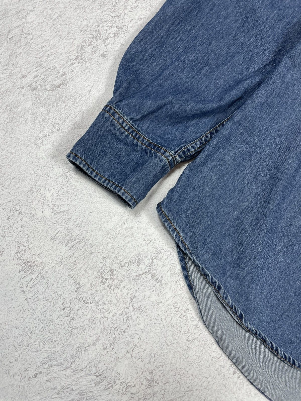 Diesel Diesel Denim Shirt Size L Size US L / EU 52-54 / 3 - 3 Thumbnail