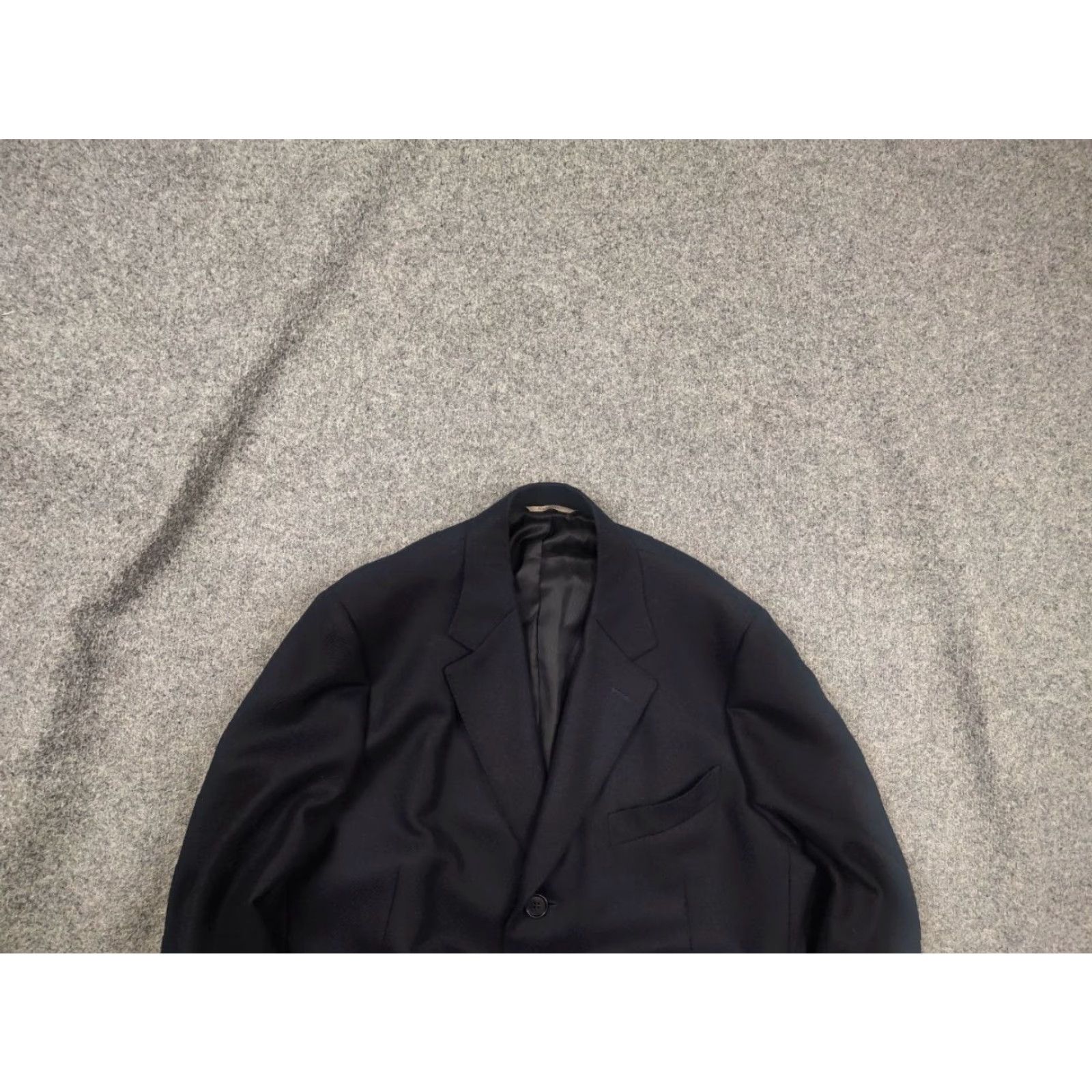 Canali Canali Italy Design 57110 Navy Wool Overcoat Mens XL Blue Wool Jacket Three Buttons Size US XL / EU 56 / 4 - 2 Thumbnail