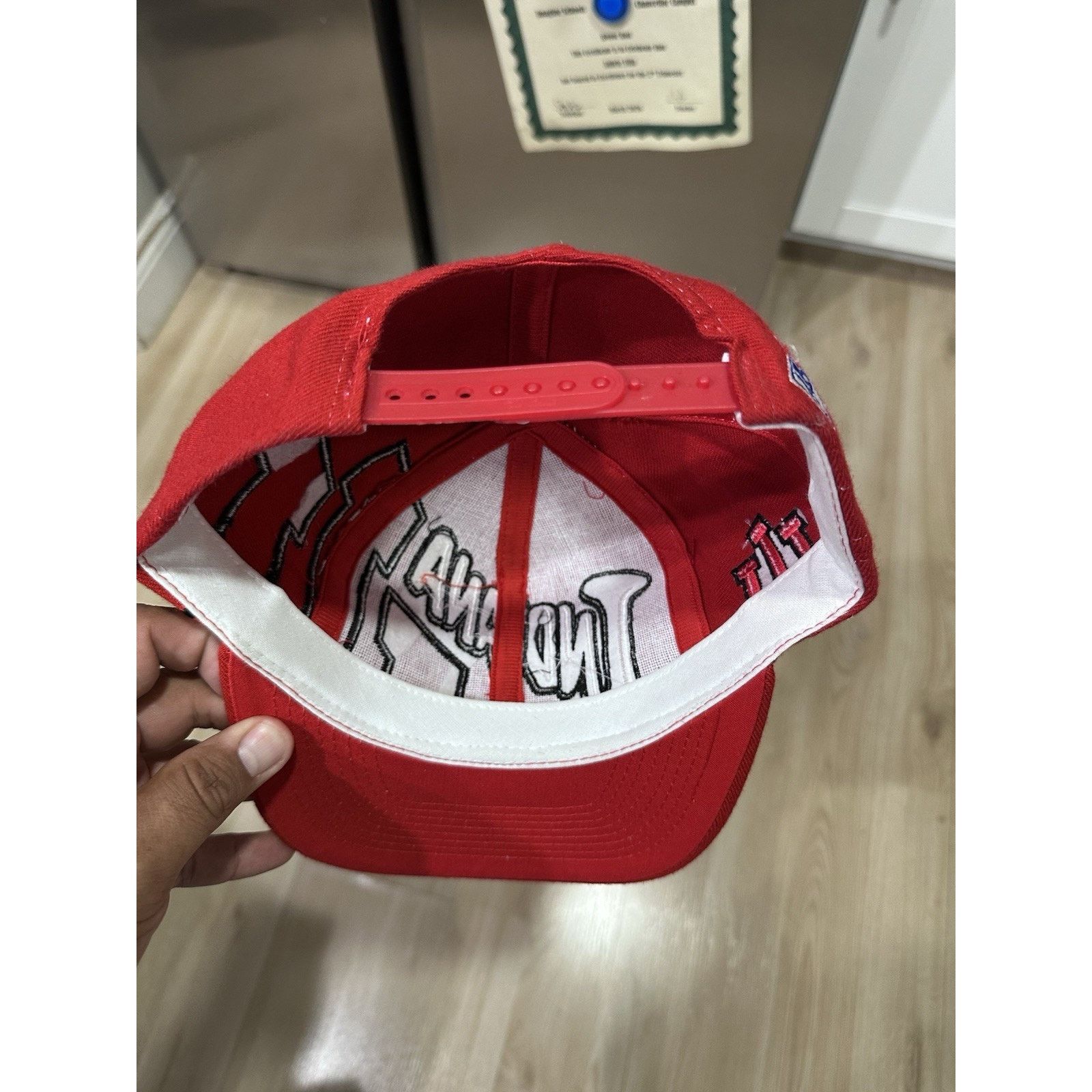 The Game Vintage Indiana Hoosiers SnapBack Hat The Game Vtg 90s Zoom Size ONE SIZE - 7 Thumbnail