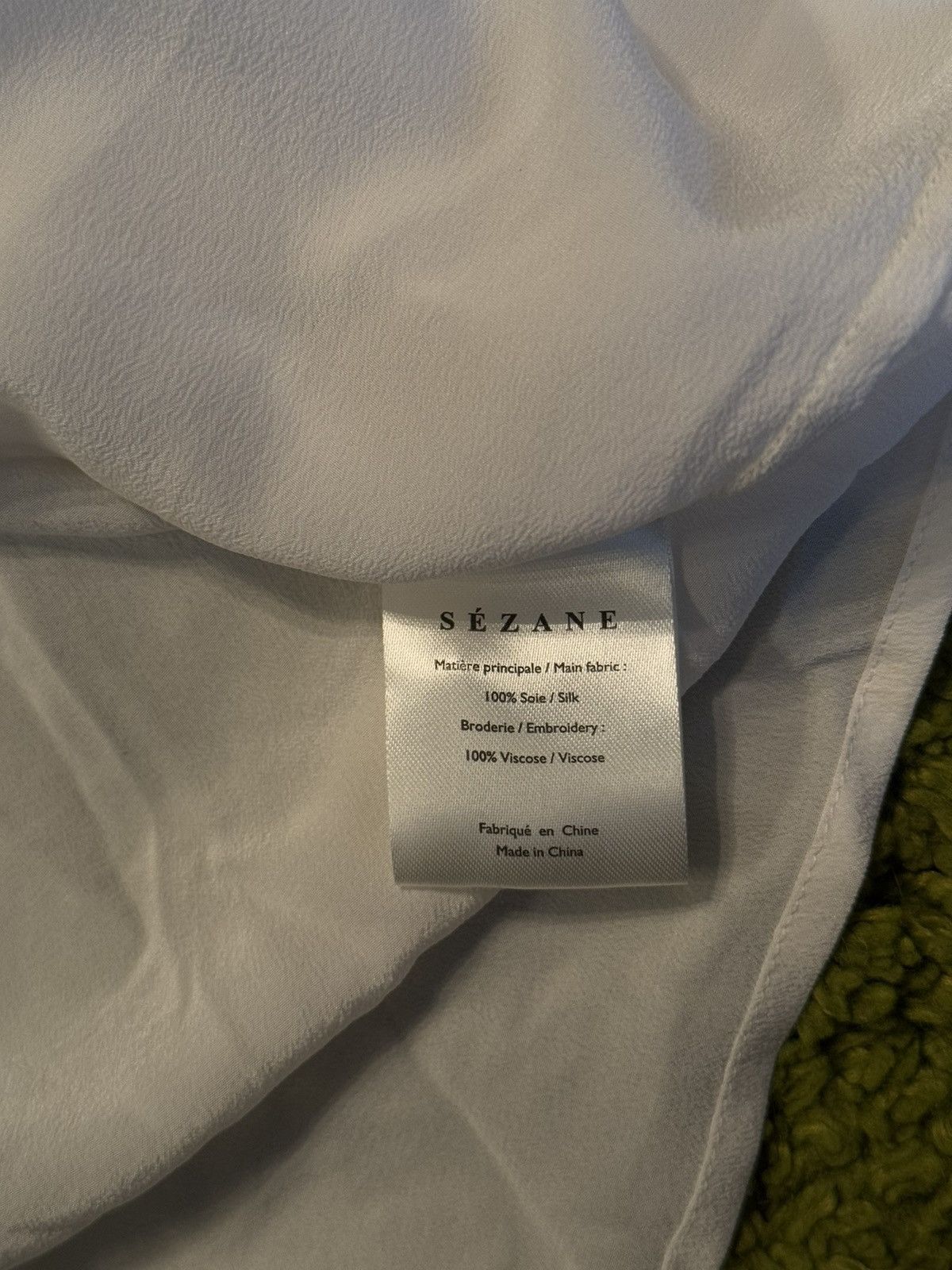 Designer × Sezane Sezane NWT oldmoney style 100% silk blouse shirt Size M / US 6-8 / IT 42-44 - 14 Thumbnail