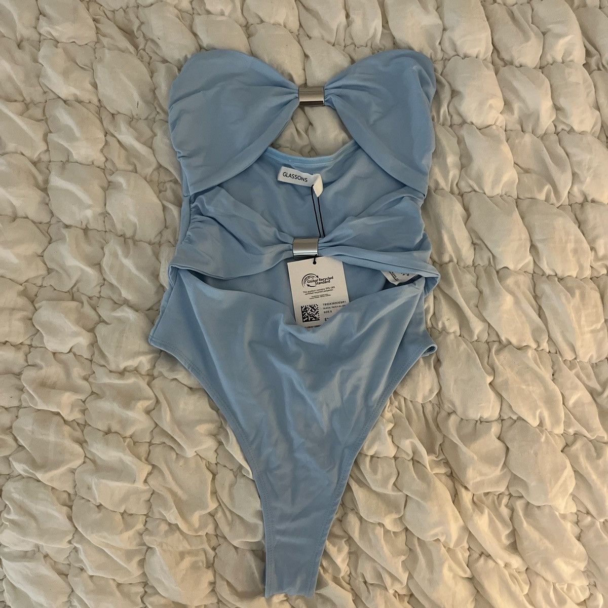 Other Glassons Blue Bodysuit Size S / US 4 / IT 40 - 2 Thumbnail