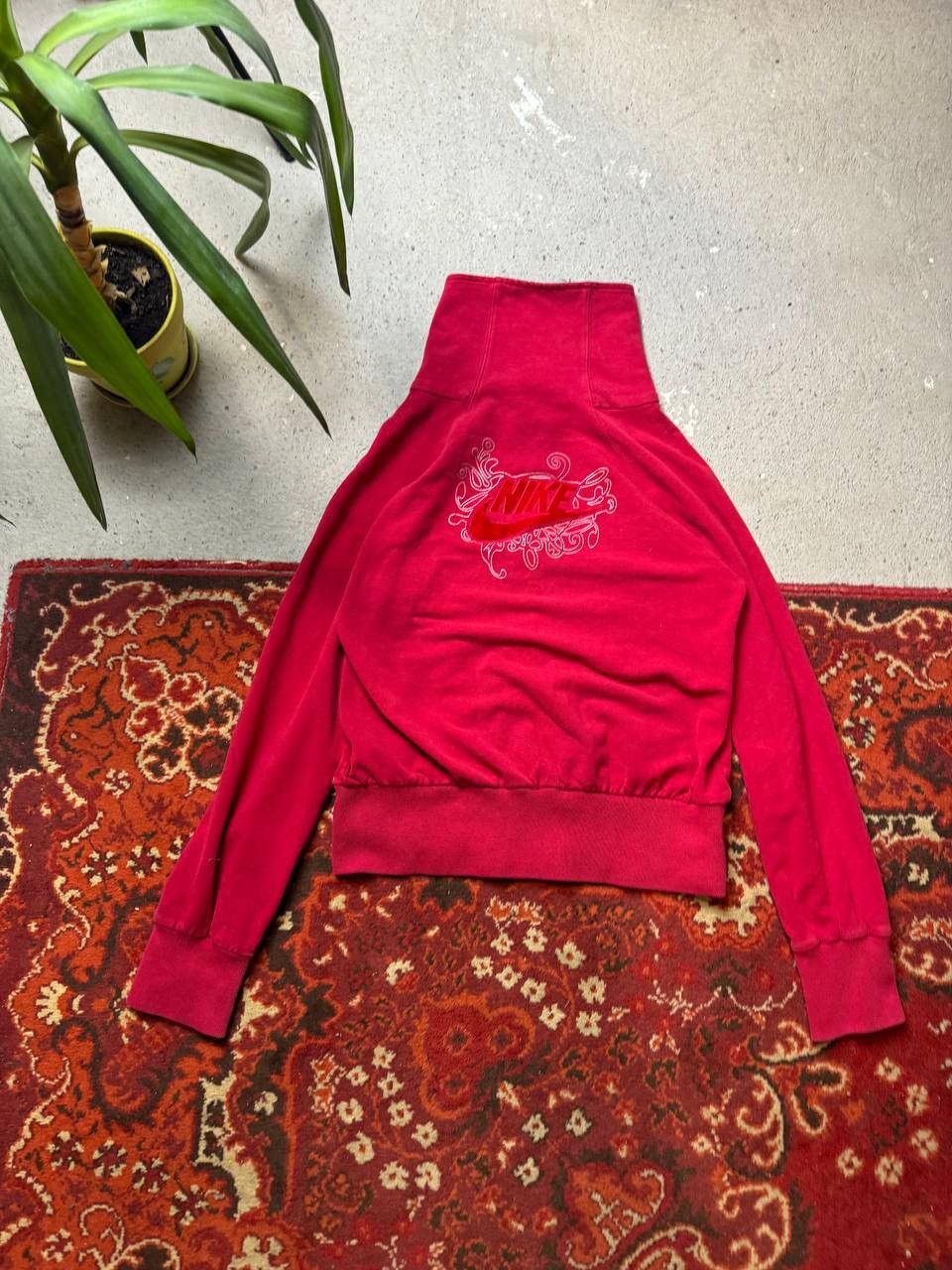 Nike × Vintage Vintage Y2K Nike 90s Embroidered Swoosh Logo Zip Up Hoodie Size L / US 10 / IT 46 - 10 Thumbnail