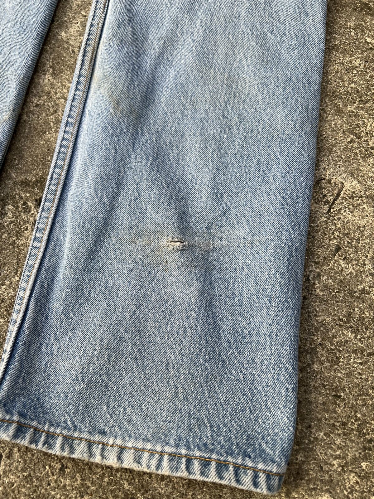 Levi's Vintage 90’s Levi’s 501xx Faded Distressed Mud Wash Jean#USA Size US 32 / EU 48 - 17 Thumbnail