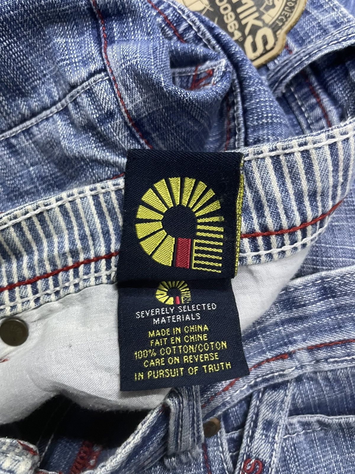 Akademiks × JNCO × Southpole Vintage Akademiks layered Paneled Poems Baggy Loose Jeans Size US 34 / EU 50 - 22 Thumbnail
