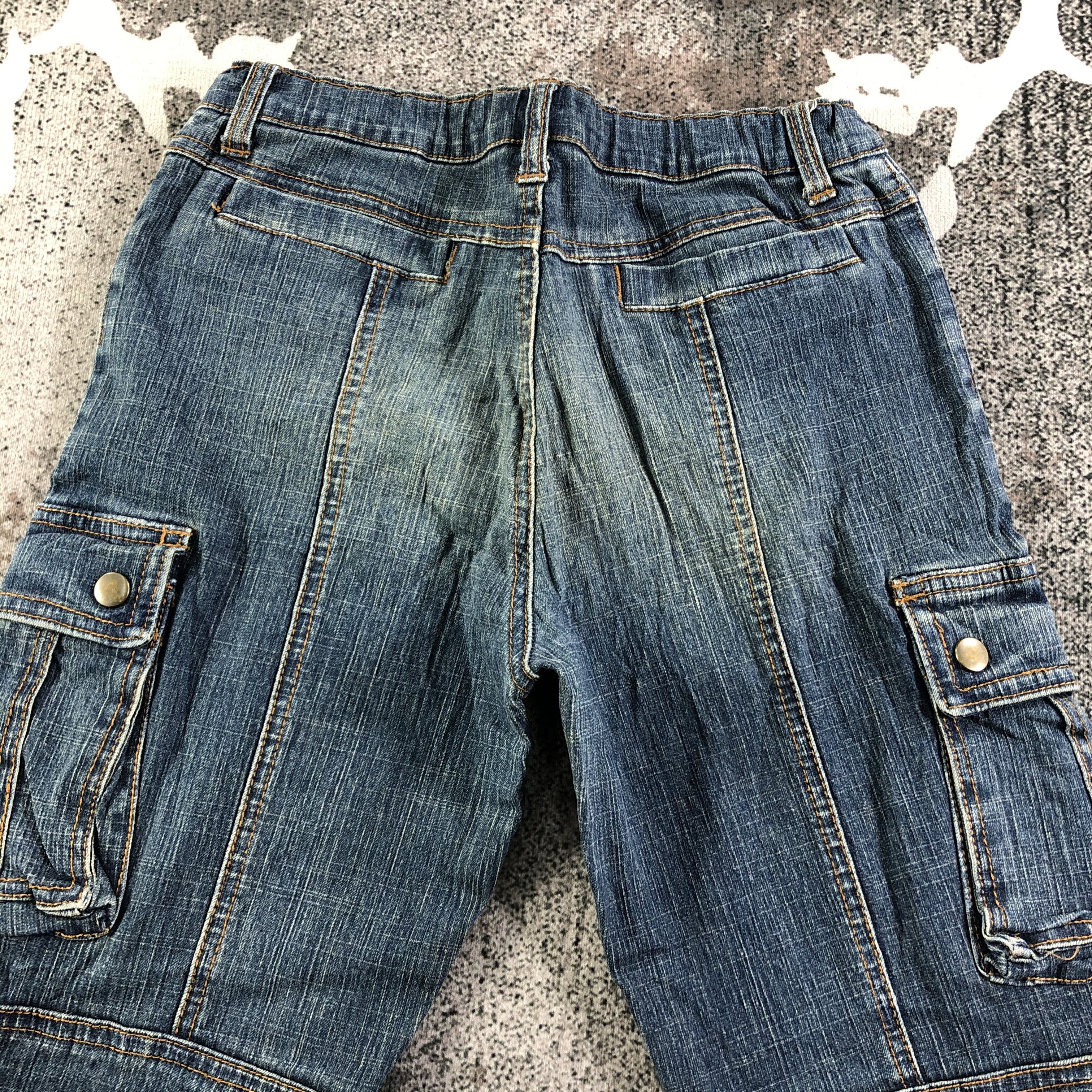 Japanese Brand Vintage Japanese Brand Cargo Denim Flared Jeans KJ2023 Size 25" / US 0 / IT 36 - 4 Thumbnail