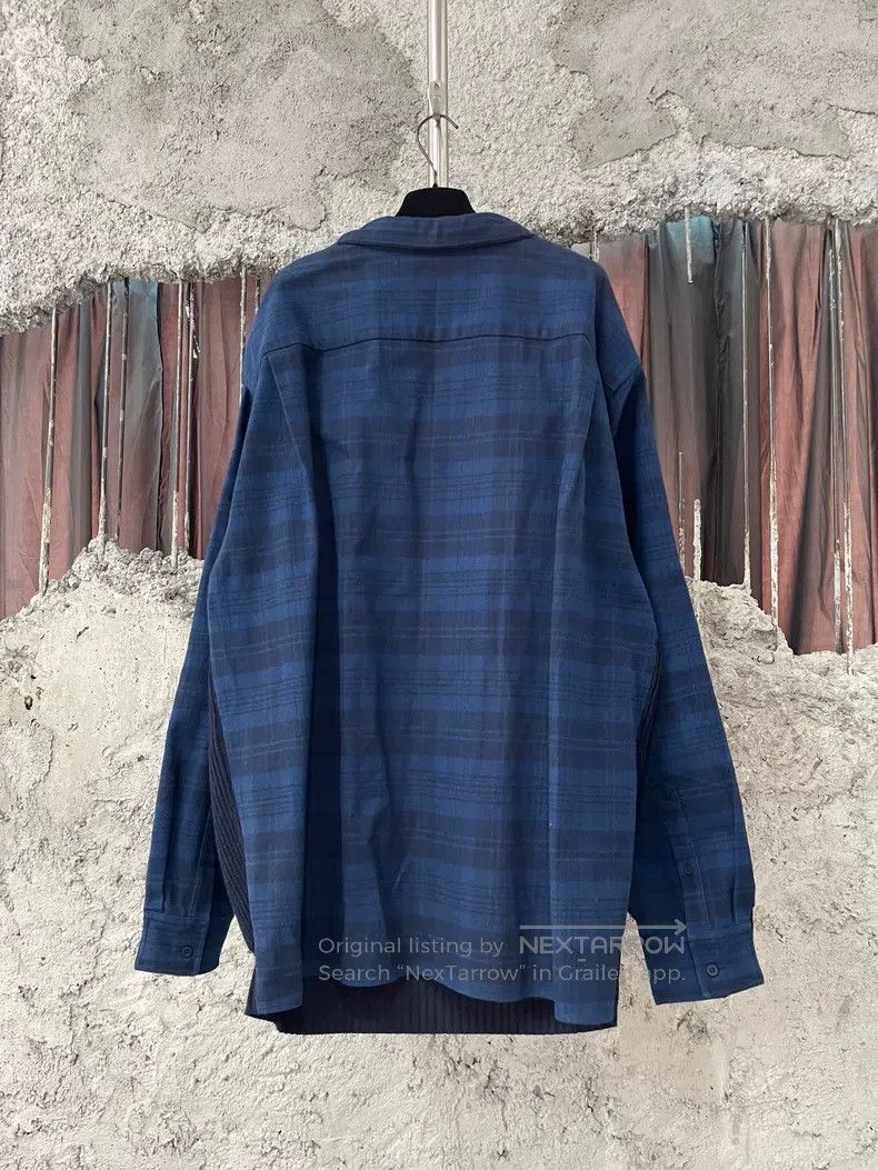 Other Balenciaga Wheat Pattern Patchwork Plaid Sweater Size US XS / EU 42 / 0 - 2 Thumbnail