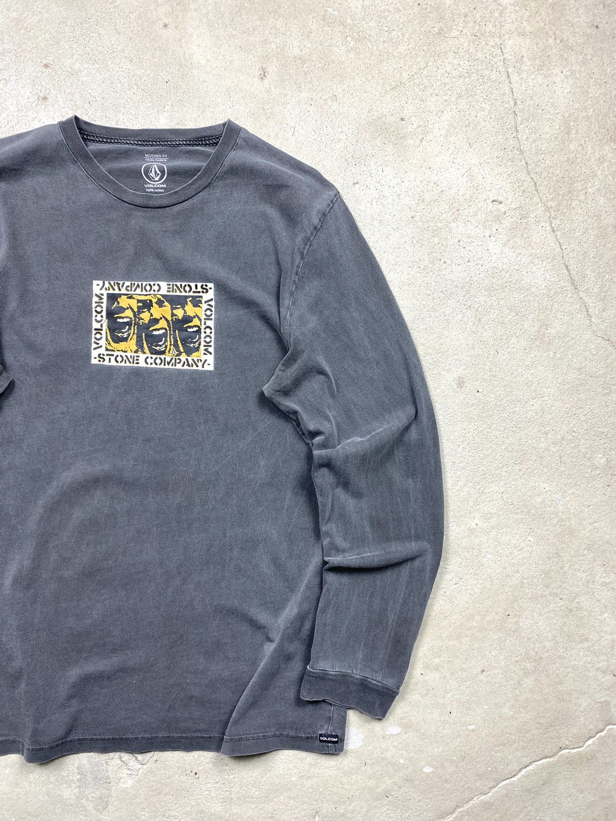 Volcom Vntg Volcom Stone Company Washed Longsleeve Tee Surf Style Size US M / EU 48-50 / 2 - 3 Thumbnail