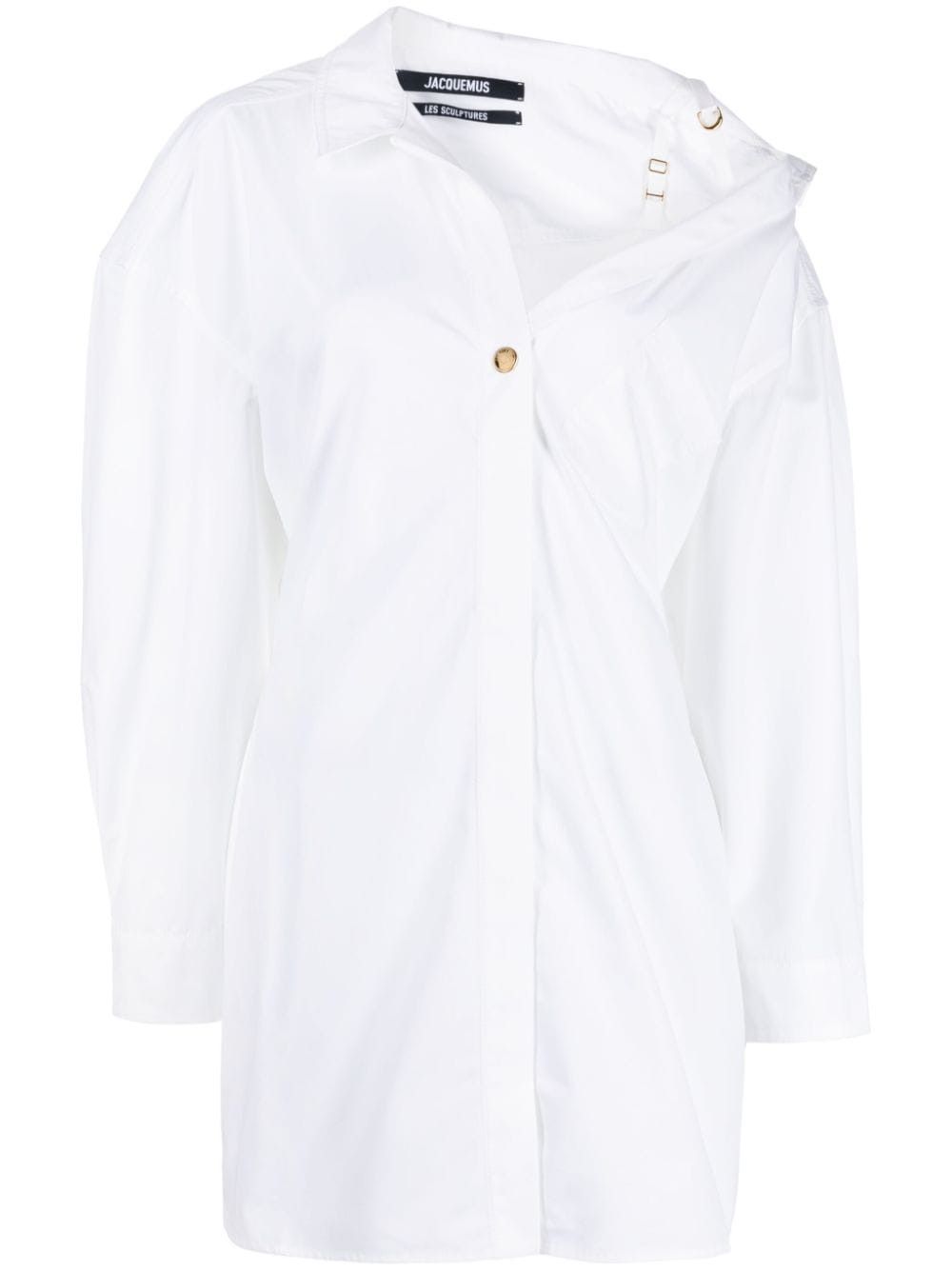 Jacquemus LA MINI ROBE CHEMISE MINI DRESS Size S / US 4 / IT 40 - 1 Thumbnail