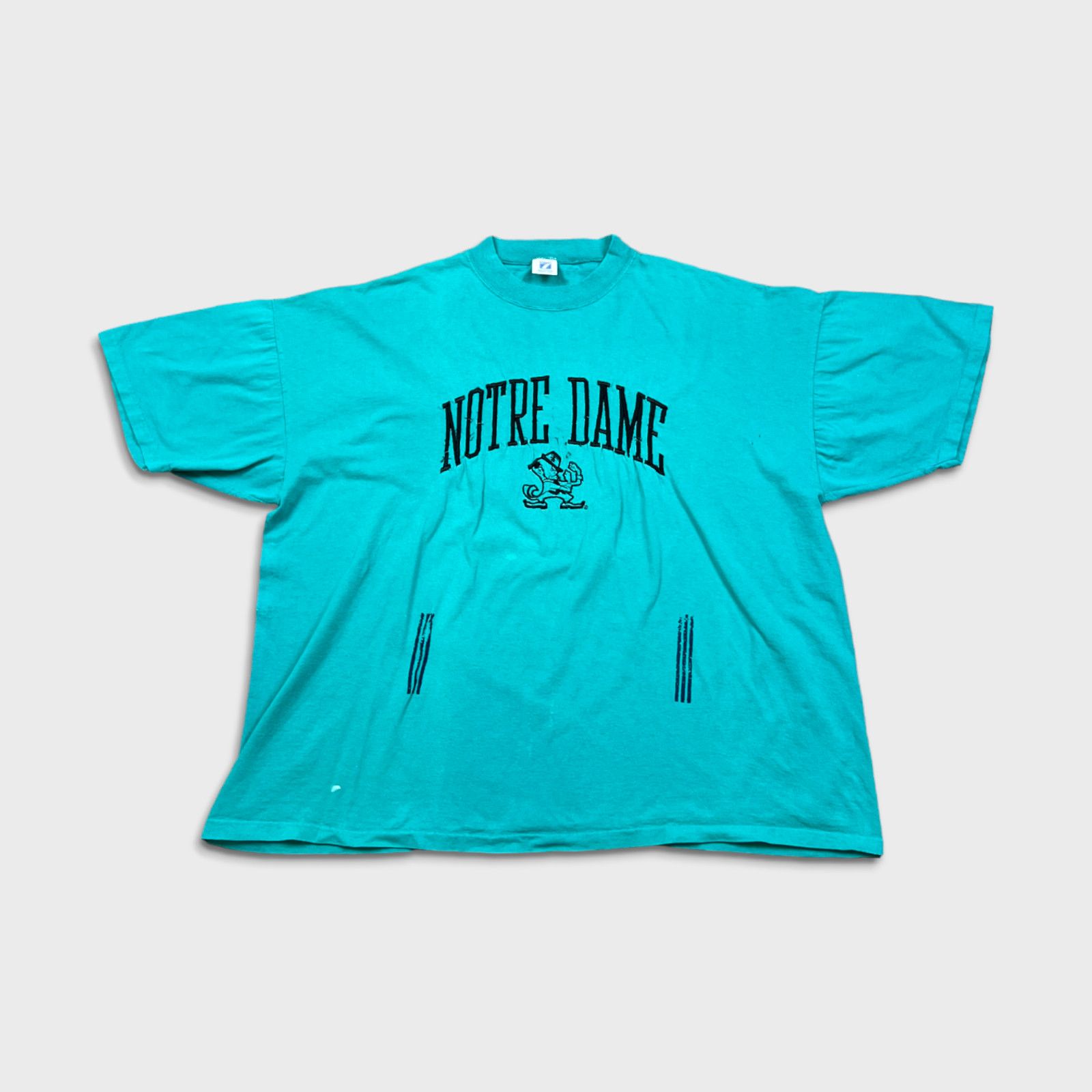 Logo 7 × NCAA × Vintage 90s Logo 7 Notre Dame University T Shirt XL Fighting Irish Size US XL / EU 56 / 4 - 1 Thumbnail