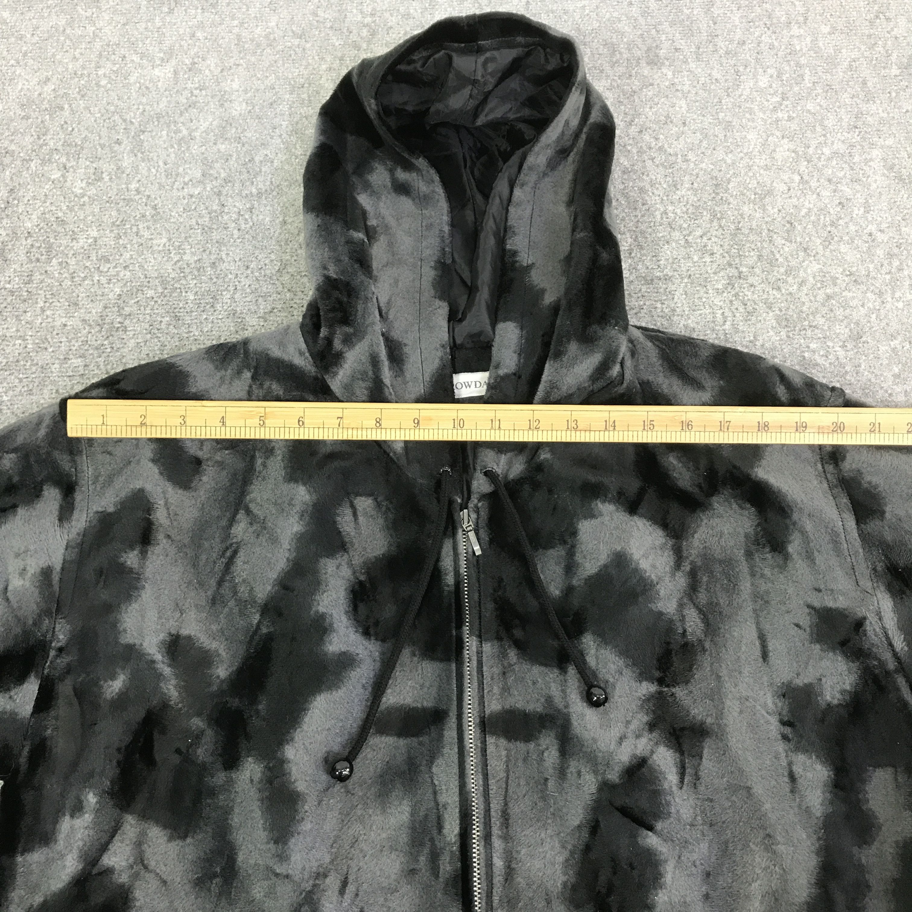 Japanese Brand VAROWDA BLACK DESIGN HOODIE WOMAN JACKET K123B3 Size US M / EU 48-50 / 2 - 6 Thumbnail