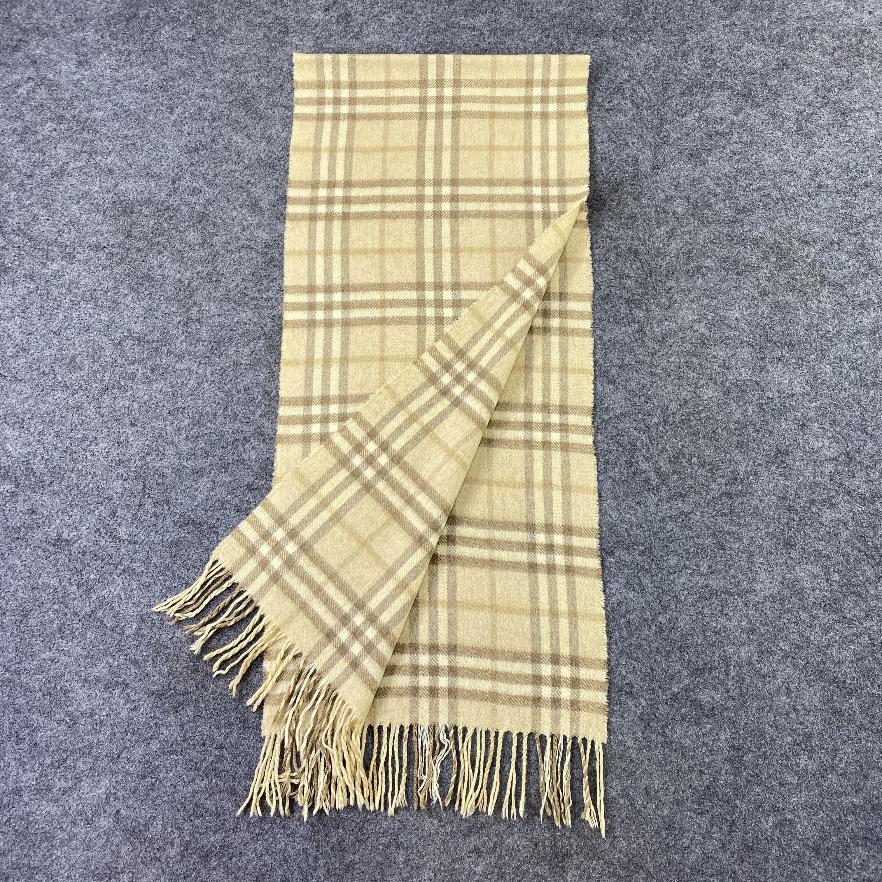 Burberry Burberry Cashmere Muffler / Scarf / Neckwear-T1518 Size ONE SIZE - 3 Thumbnail