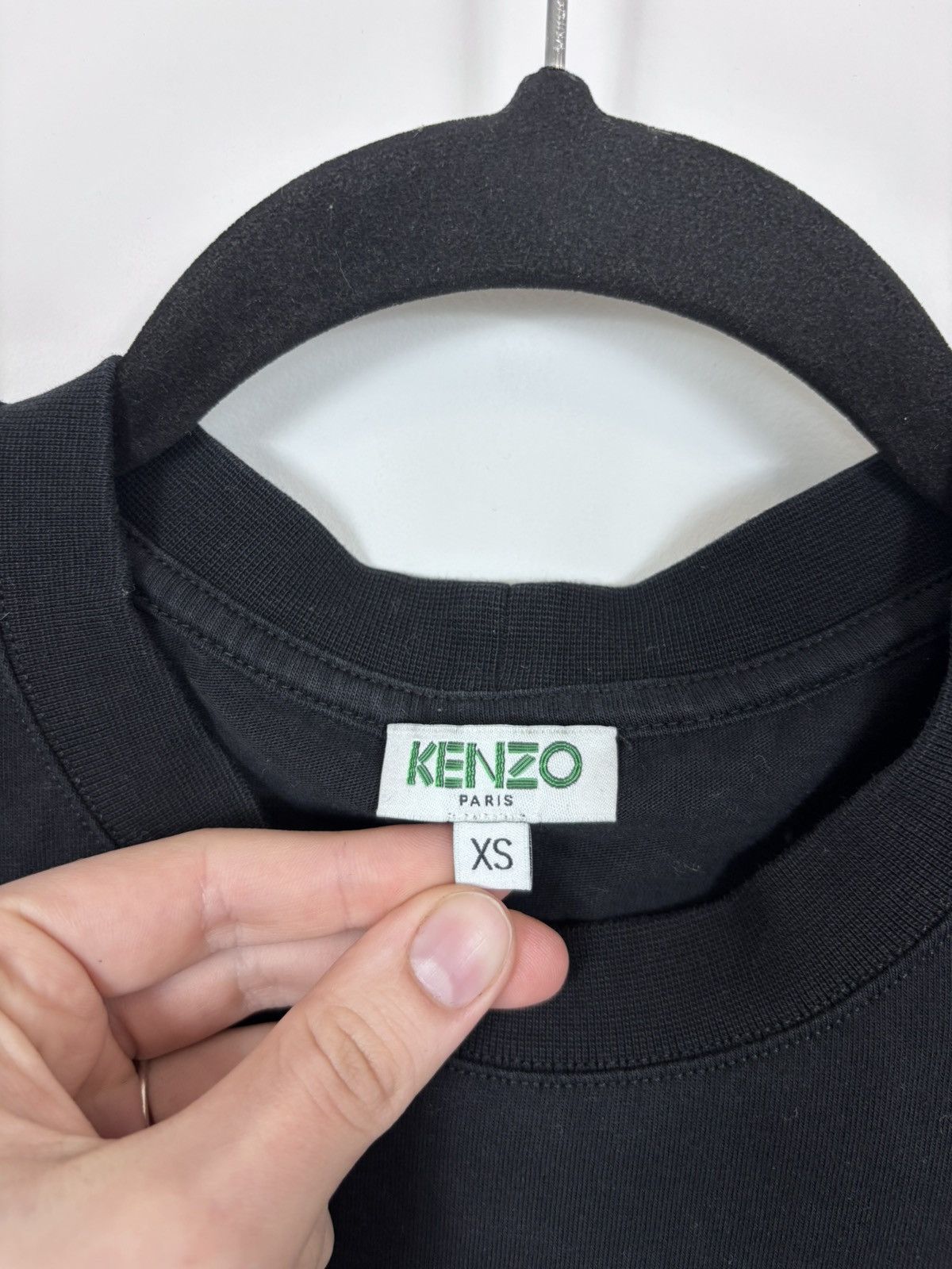Kenzo Kenzo Paris Men’s Big Tiger Print Logo Black T-Shirt Tee Size US XS / EU 42 / 0 - 8 Thumbnail