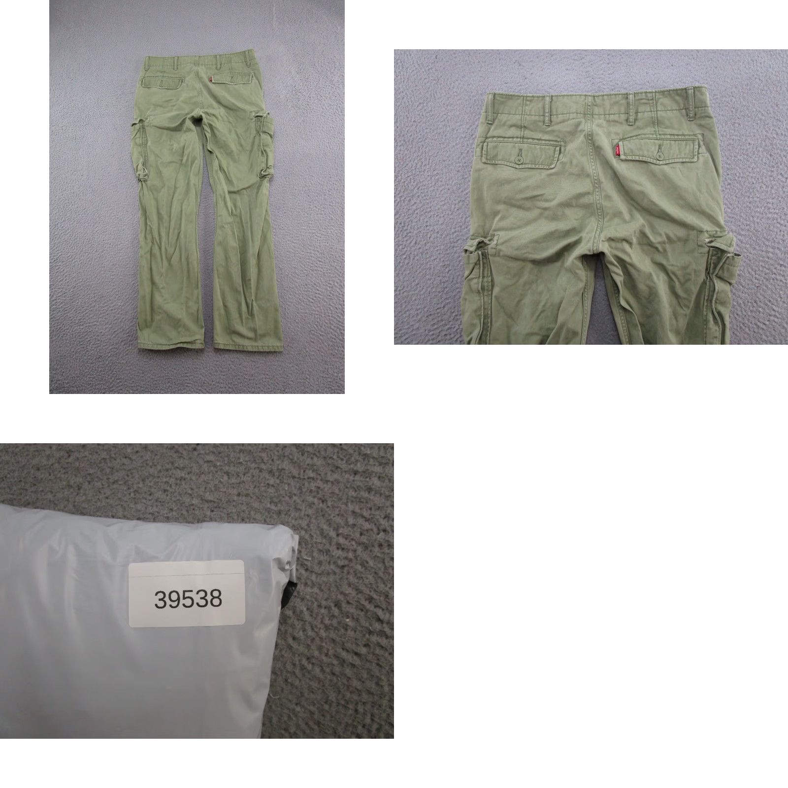 Levi's Levi's Cargo Pants Green 32x32 Straight Cotton Canvas Mens Pants Casual Outdoors Hiking Camp 30 In Inseam Size US 32 / EU 48 - 9 Thumbnail