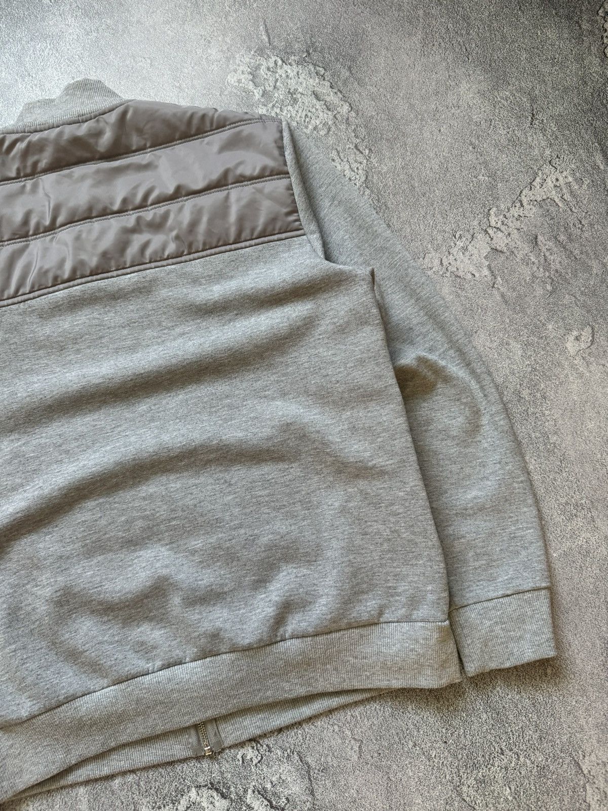 Reiss Reiss XL zip quilted gray jacket technical long sleeve Size US XL / EU 56 / 4 - 15 Thumbnail