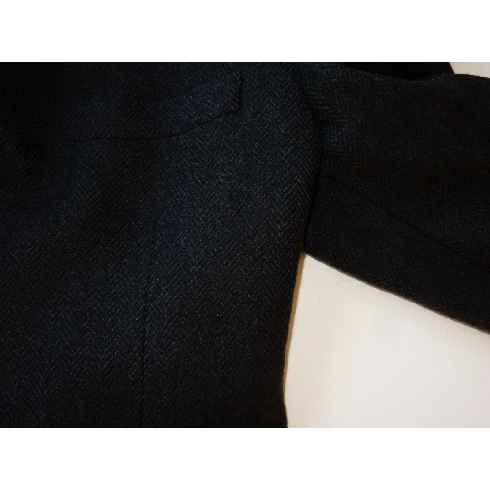 Dior Vintage Brooks Brothers Men's Wool Trench Coat Size L Gray Classic 90s Mens Size US L / EU 52-54 / 3 - 6 Thumbnail