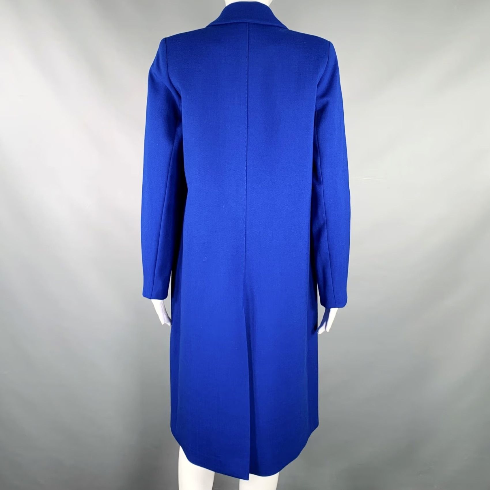 SMYTHE SMYTHE Size 4 Cobalt Blue Polyester Bows Single Snap Coat Women's Coat XS? Size S / US 4 / IT 40 - 4 Thumbnail