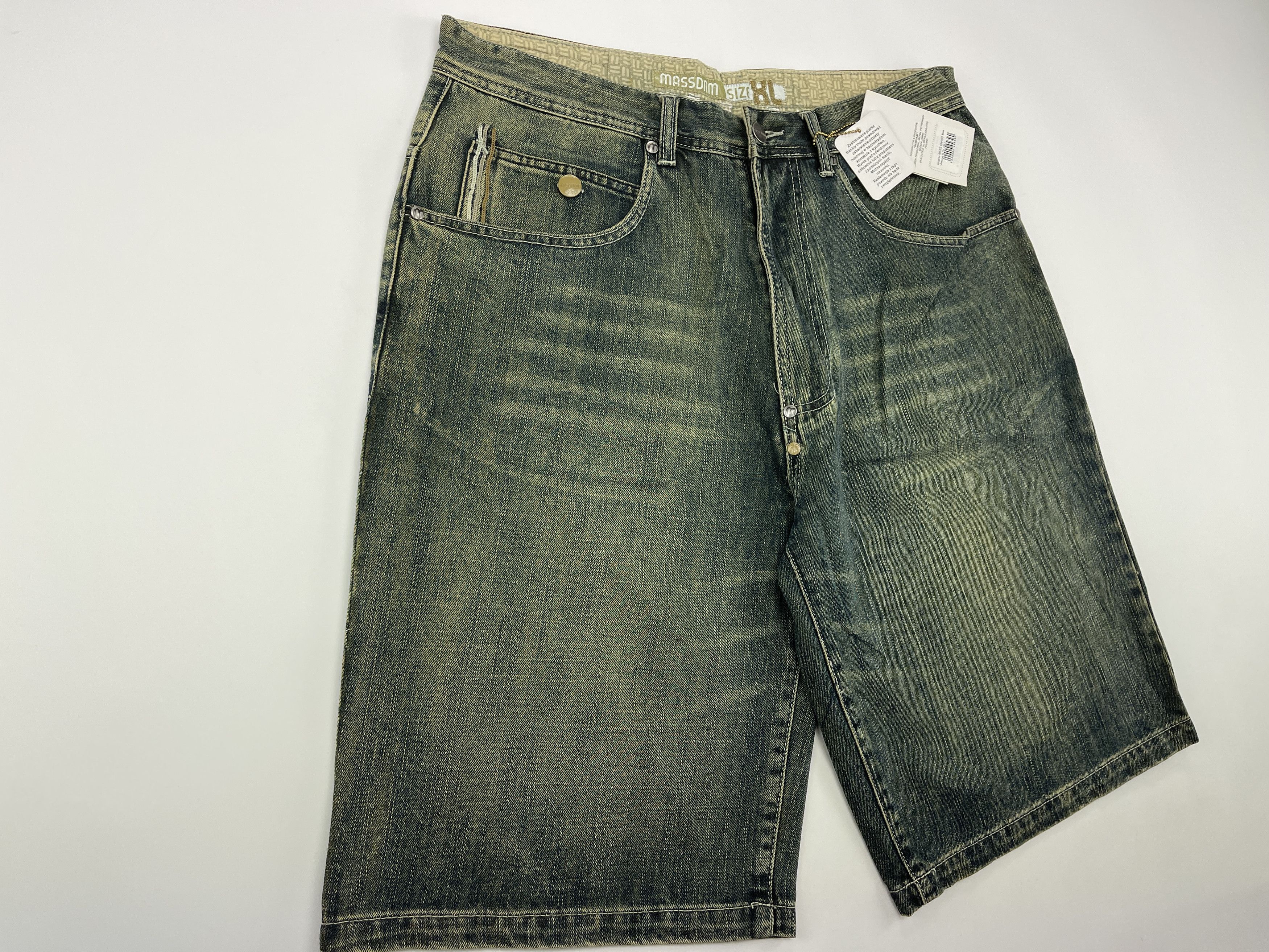 Vintage Mass DNM jeans shorts, vintage hip hop, 90s, skater, size 34 Size US 34 / EU 50 - 7 Thumbnail