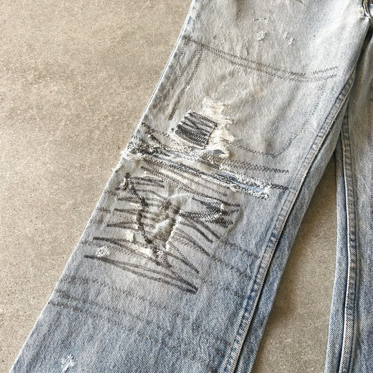Levi's 80’s THRASHED Levi’s 517 Orange Tab Flared Denim Size US 34 / EU 50 - 2 Thumbnail