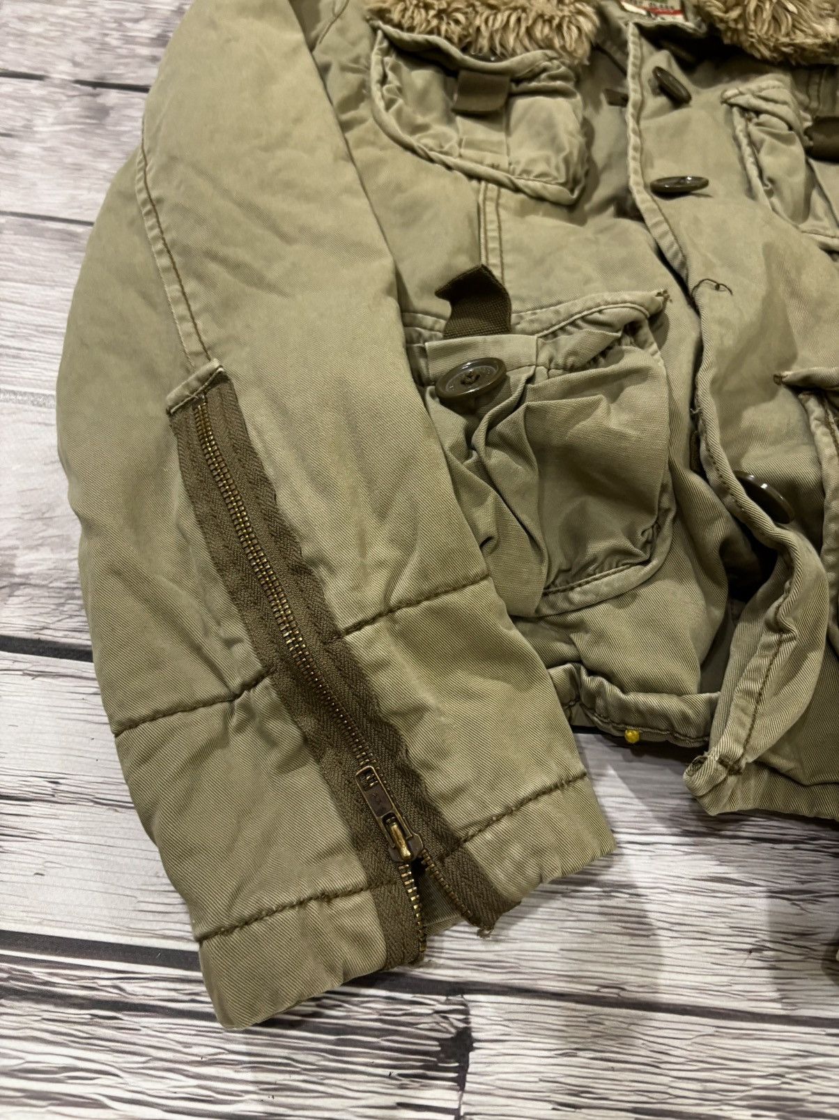 Hysteric Glamour × Japanese Brand Vintage Junya Balenciaga Style Classic Cargo Jacket 90s Size US S / EU 44-46 / 1 - 4 Thumbnail