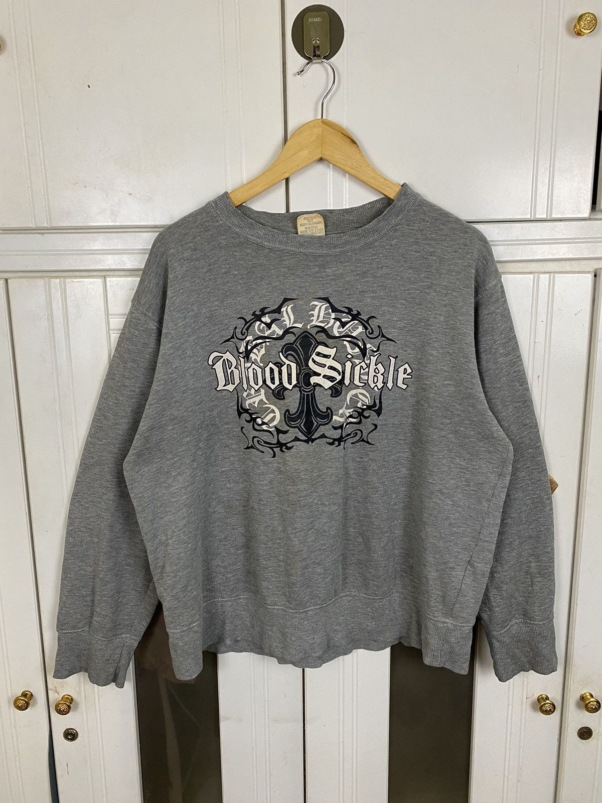 If Six Was Nine × Vintage Vintage Blood Sickle Cross Sweatshirt Size US XL / EU 56 / 4 - 2 Thumbnail