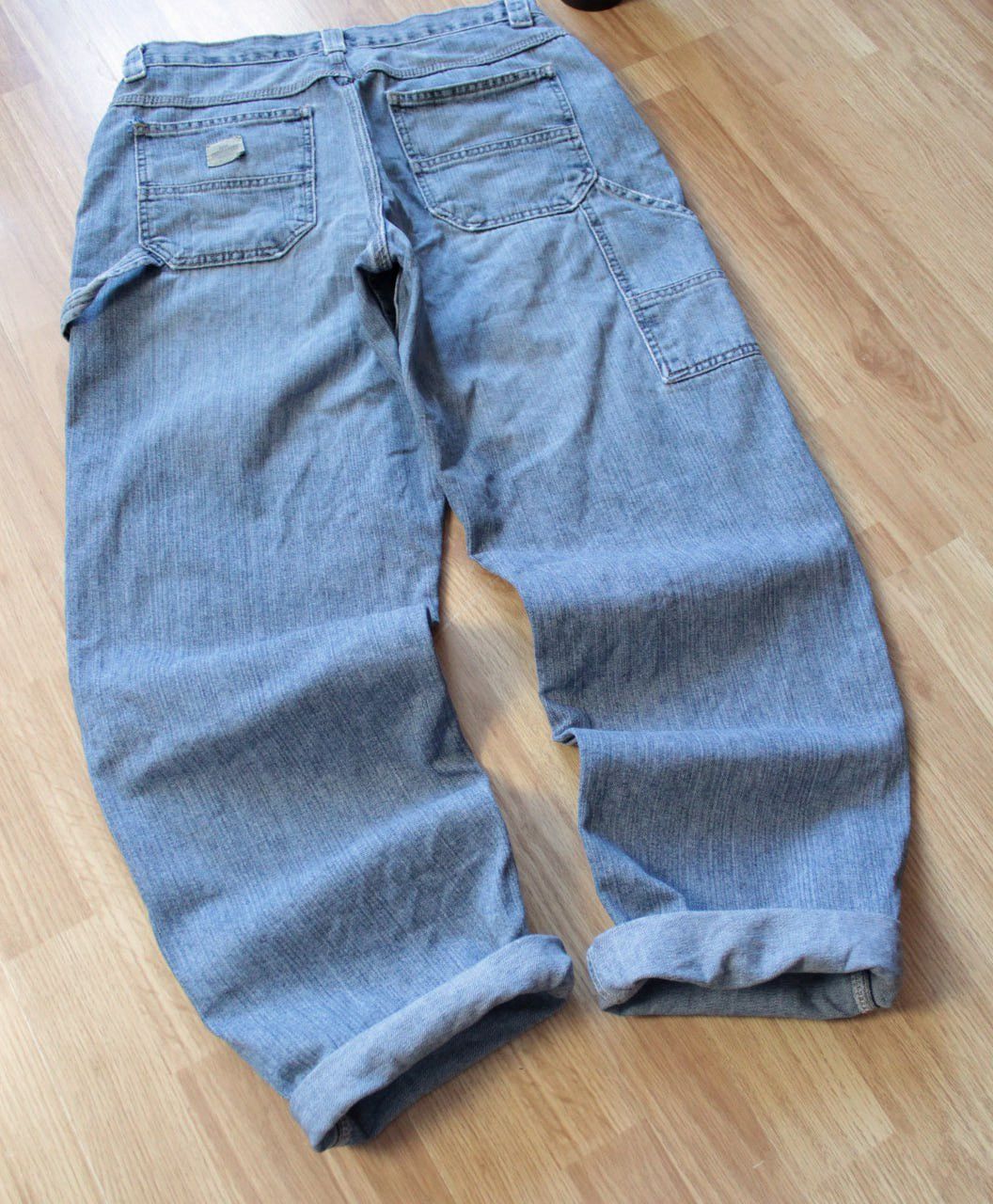 Japanese Brand × Vintage 🔥 VINTAGE DENIM CARPENTER DETROIT CHORE JEANS LEE DUNGAREES Size US 32 / EU 48 - 4 Thumbnail