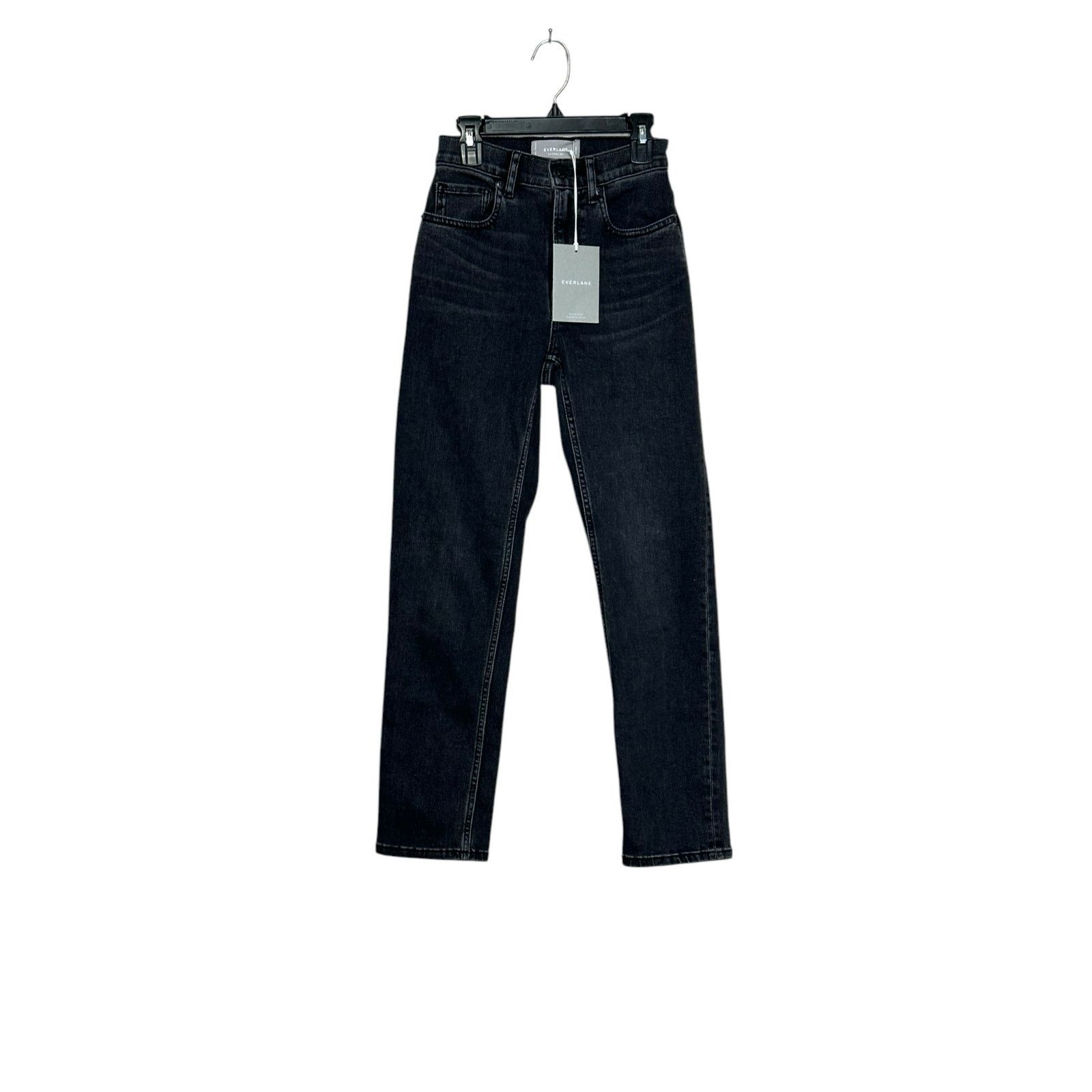 Everlane Everlane The Cheeky black straight leg jeans size 23 - 00 Size 24" / US 00 / IT 34 - 13 Thumbnail