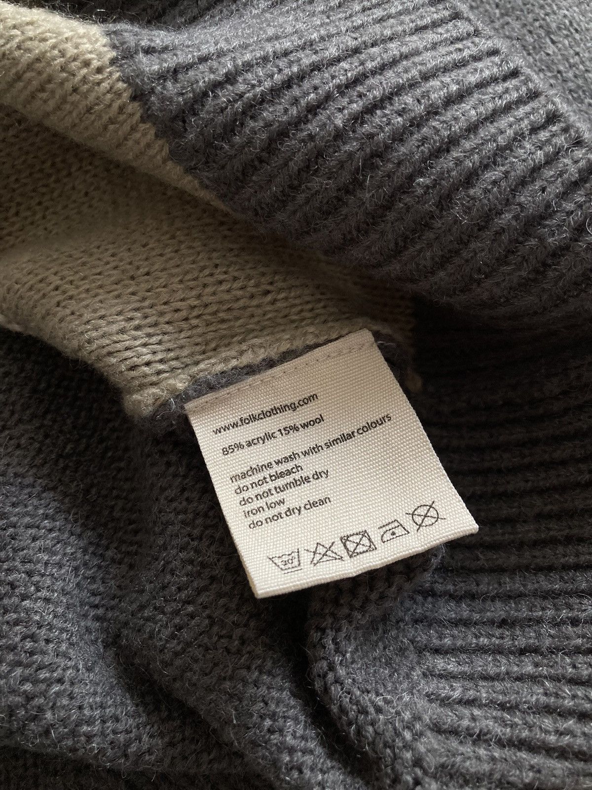 Folk Vintage Folk Flannel Knit Wool Sweater Japanese Style 00s Size US M / EU 48-50 / 2 - 9 Thumbnail