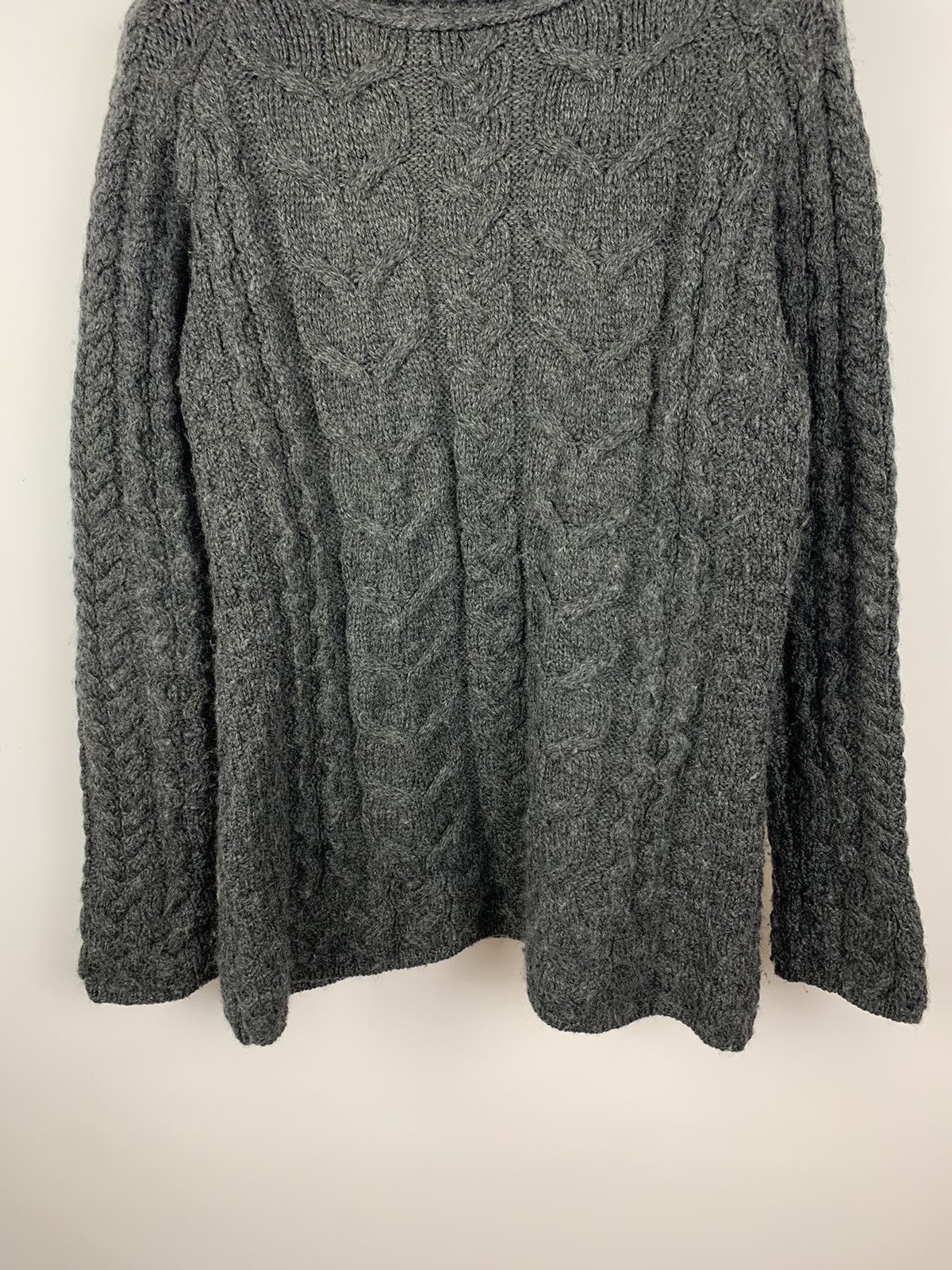 Woolrich Woolen Mills Aran Woollen Mills Super Soft Merino Sweater Avant Garde Size L / US 10 / IT 46 - 3 Thumbnail