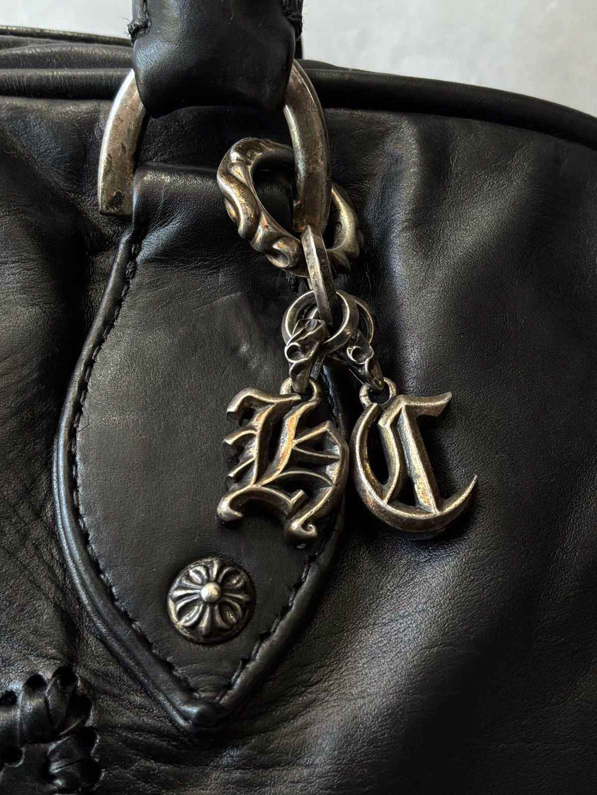 Chrome Hearts 90s Chrome Hearts - Cross Patch & Embellished 925 Bowler Bag Size ONE SIZE - 4 Thumbnail