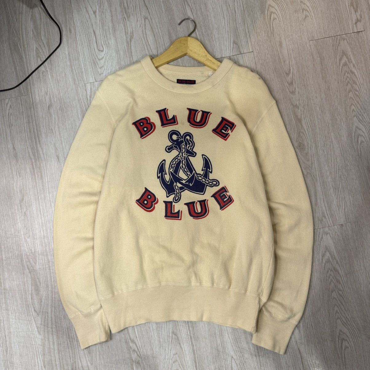Blue Blue Japan BLUE BLUE japan vintage sweatshirt anchor Size US XL / EU 56 / 4 - 1 Thumbnail