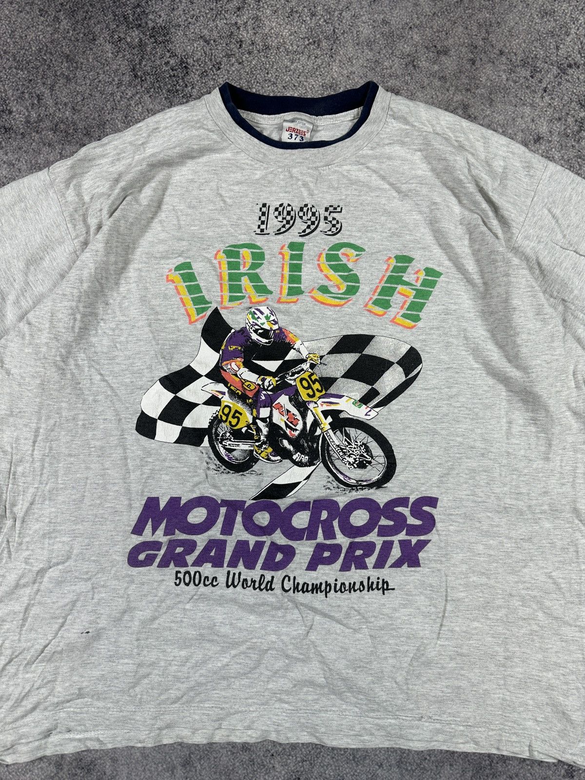Jerzees Vintage Grand Prix Irish Motocross 1995 T-shirt Racing XL Size US XL / EU 56 / 4 - 2 Thumbnail