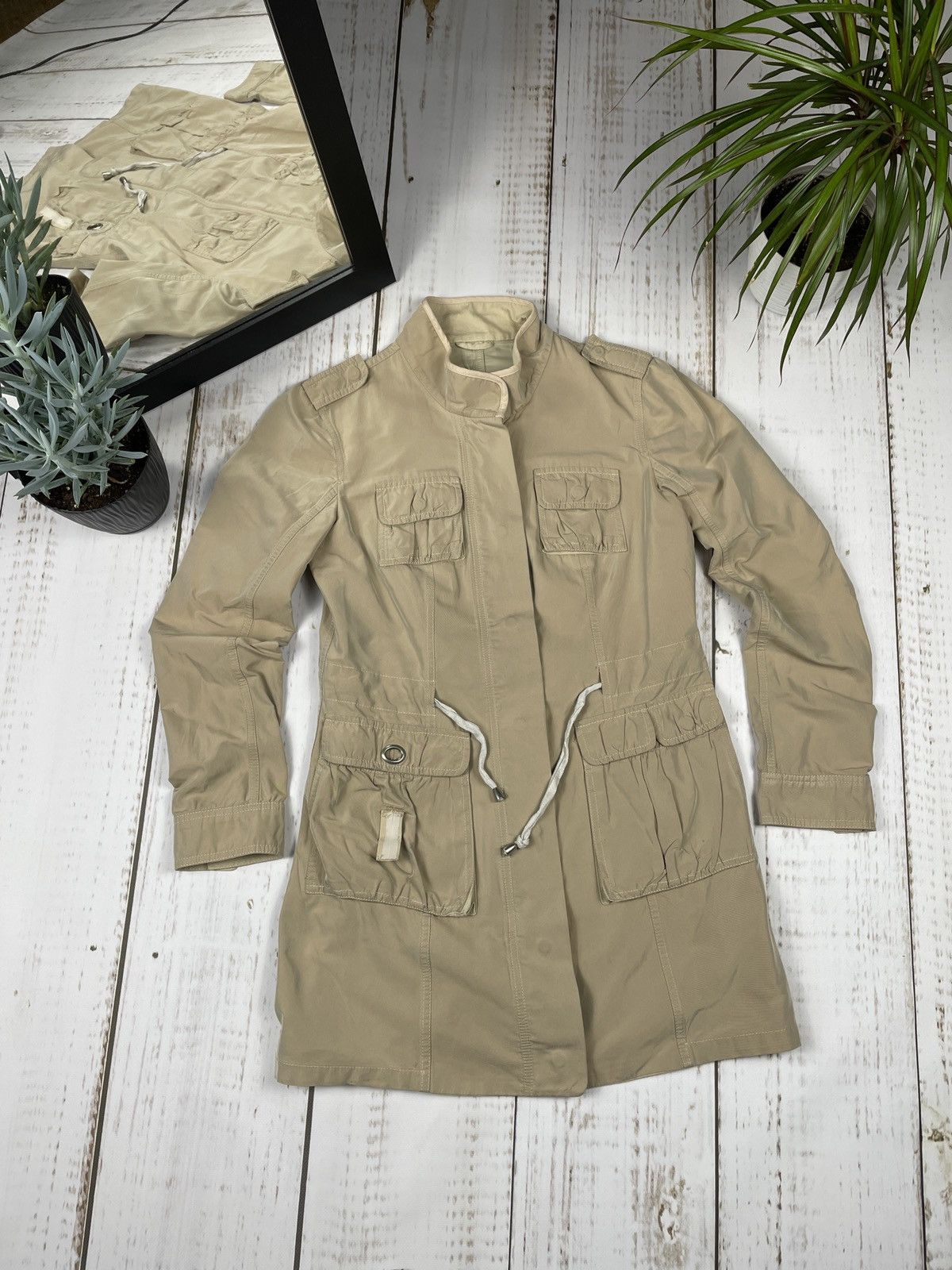 Brunello Cucinelli Brunello Cucinelli Trench Coat Luxury Size M / US 6-8 / IT 42-44 - 1 Thumbnail