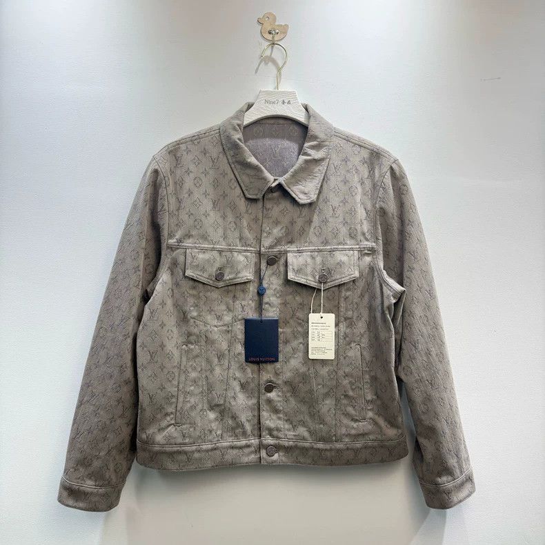 Louis Vuitton Full Logo Denim Jacket