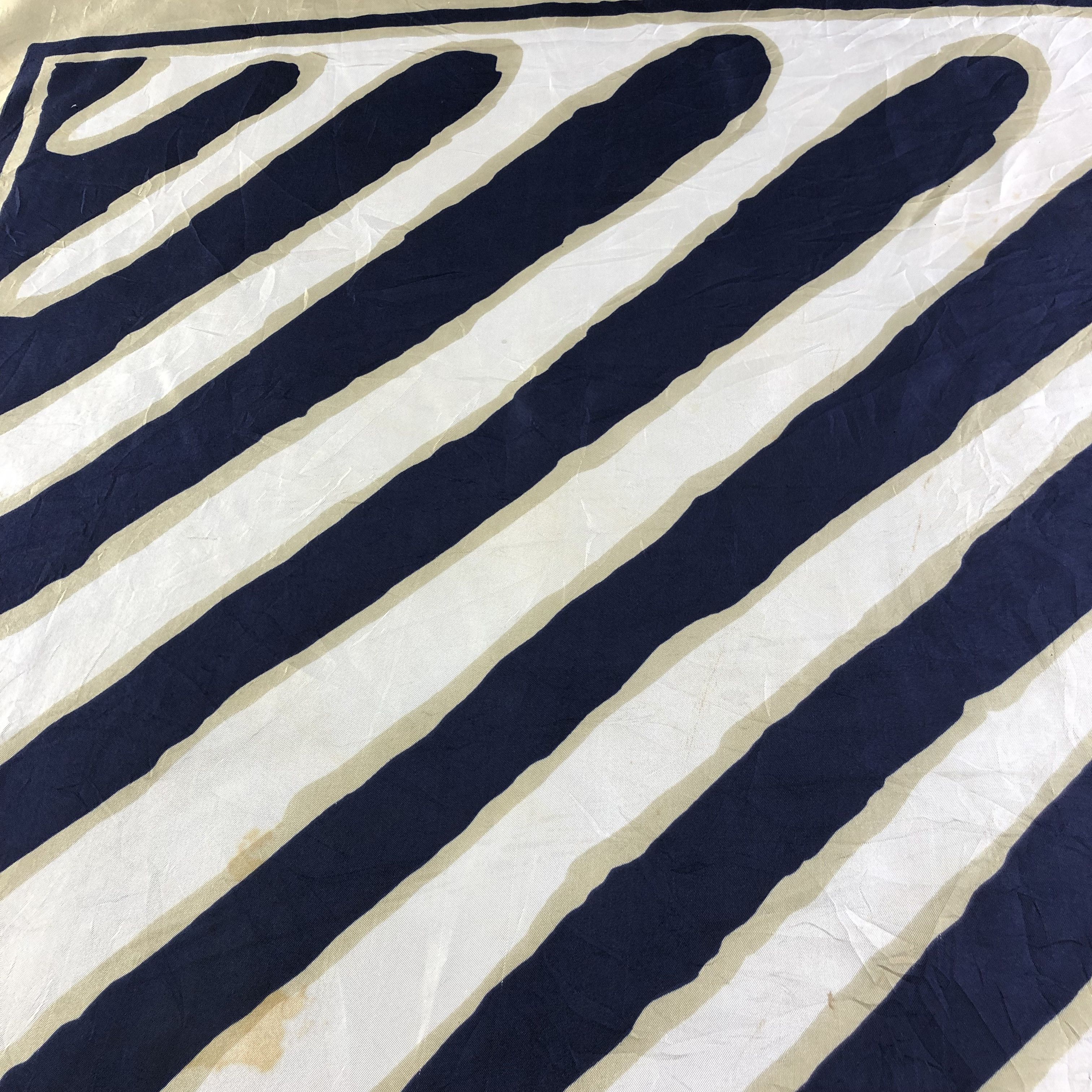 Vintage Vintage Dickins & Jones Abstract Hand Rolled Silk Scarf M421 Size ONE SIZE - 9 Thumbnail