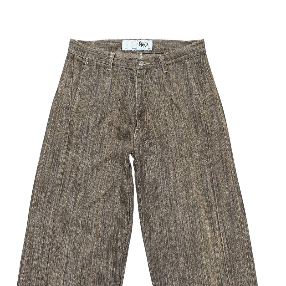 Japanese Brand LBRD Striped Denim Baggy Jeans Size US 30 / EU 46 - 3 Thumbnail
