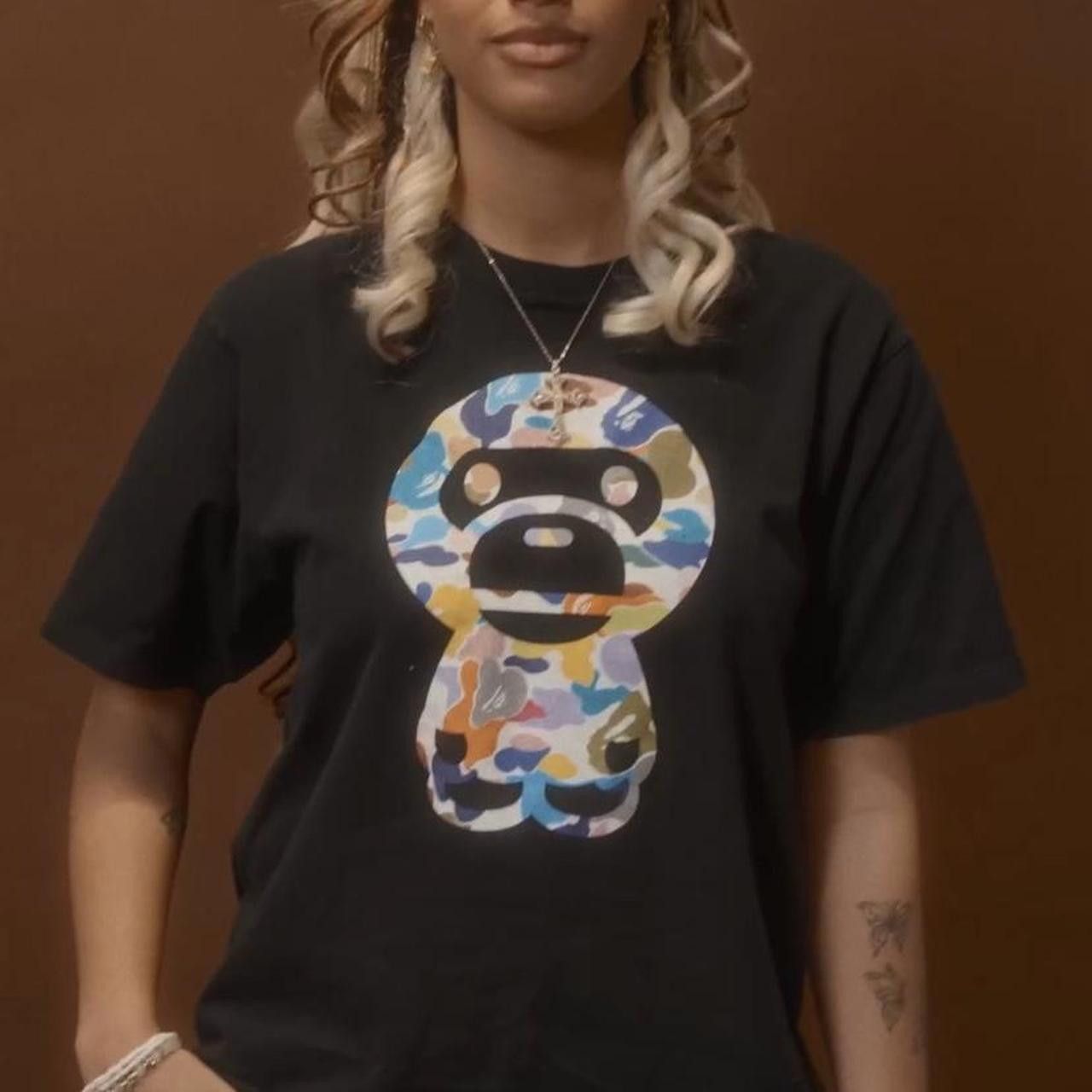 Bape Bape Multi Camo Big Baby Milo Tee Size US M / EU 48-50 / 2 - 3 Thumbnail