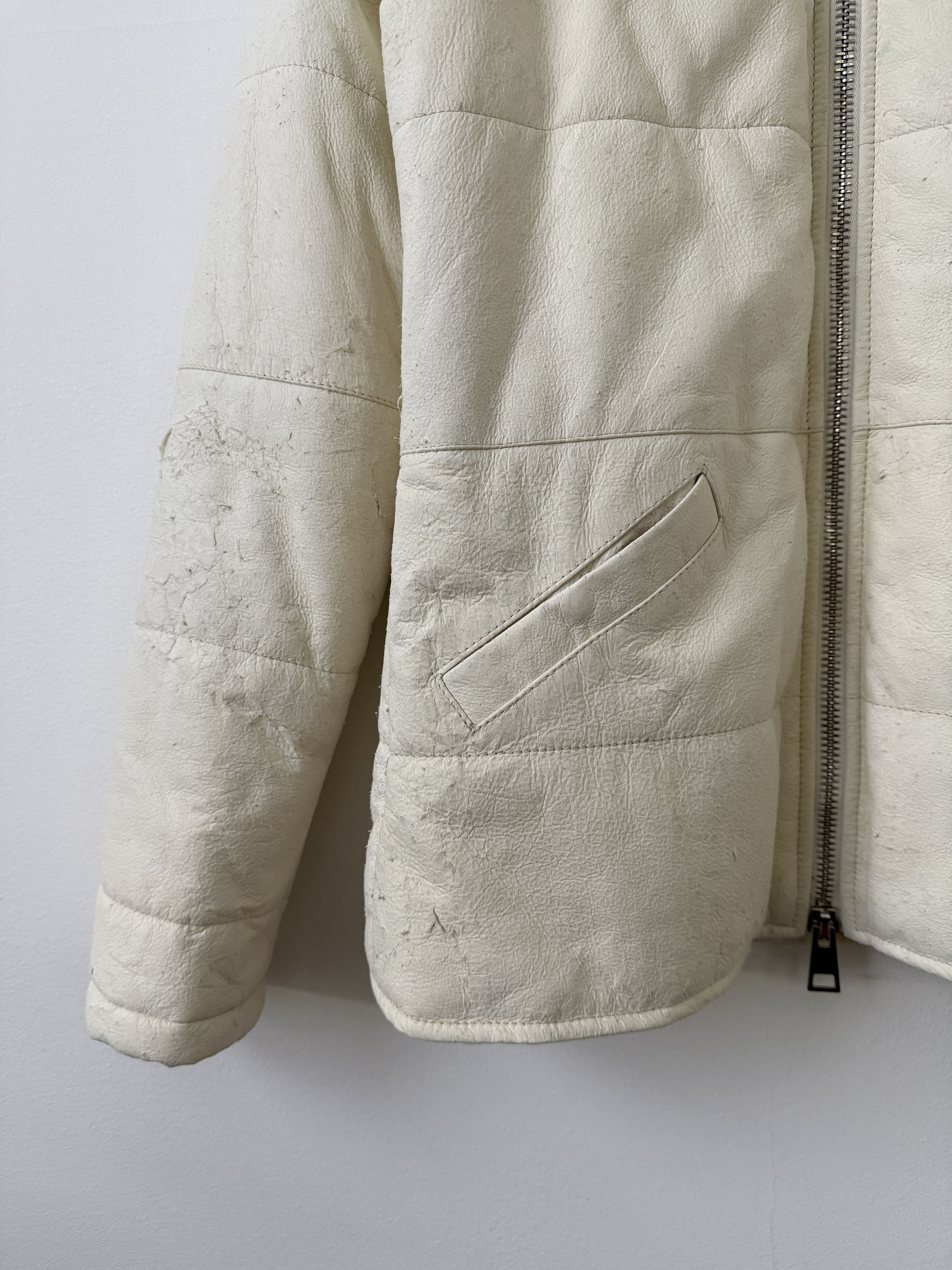 Giorgio Brato Leather Puffer Jacket Size M / US 6-8 / IT 42-44 - 8 Thumbnail