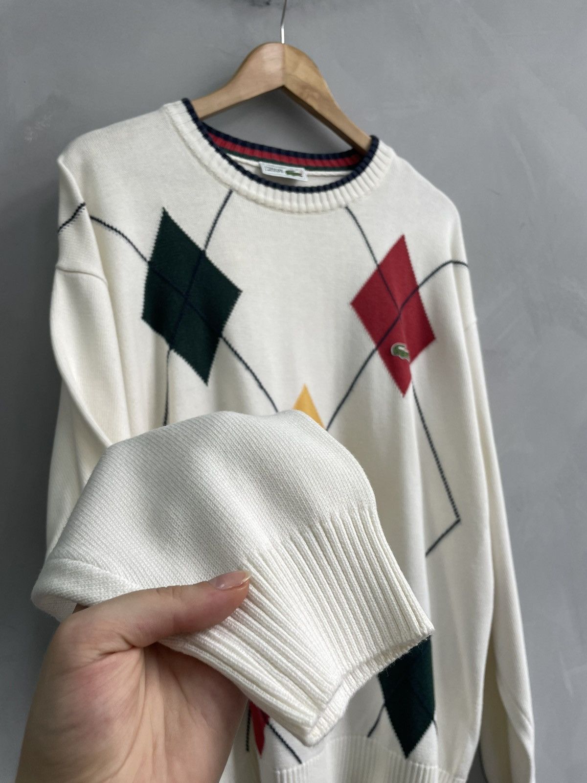 Lacoste Rare lacoste y2k old money sweater retro style Size US L / EU 52-54 / 3 - 6 Thumbnail