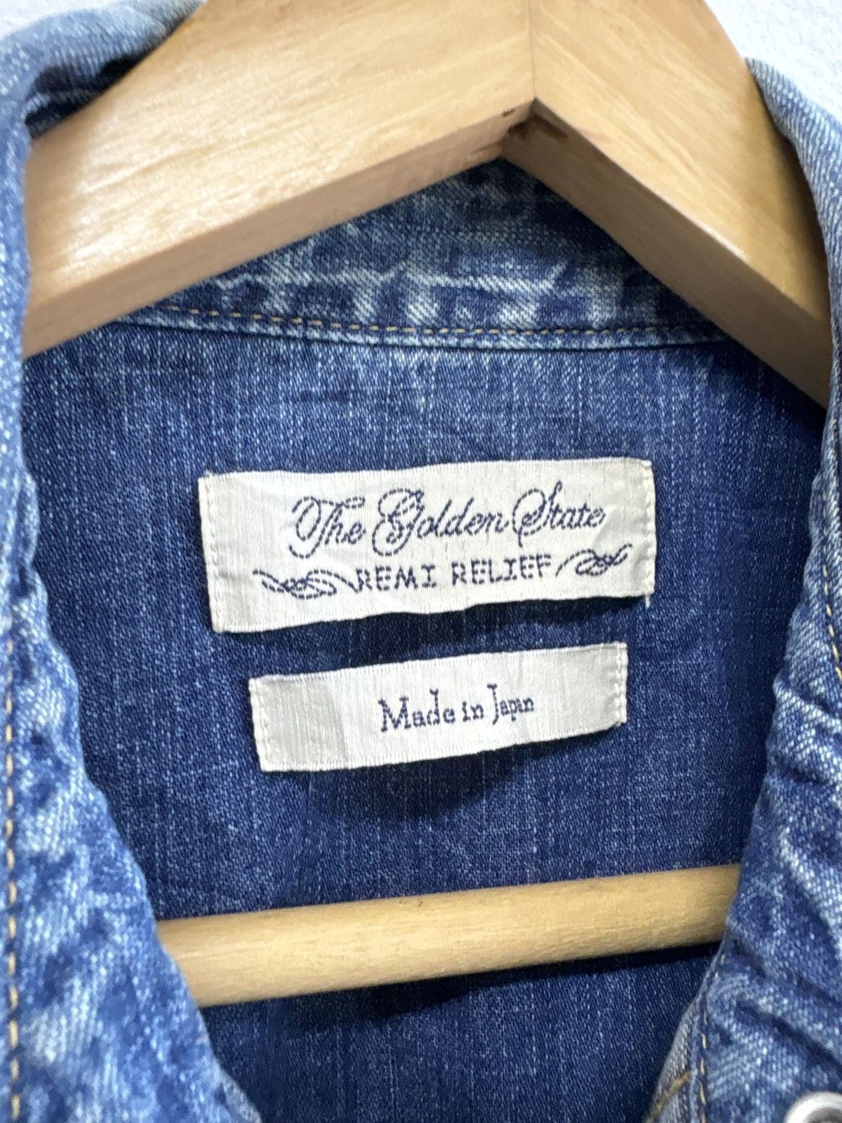 Remi Relief REMI RELIEF Denim Shirt Western Japan Made Size US S / EU 44-46 / 1 - 3 Thumbnail