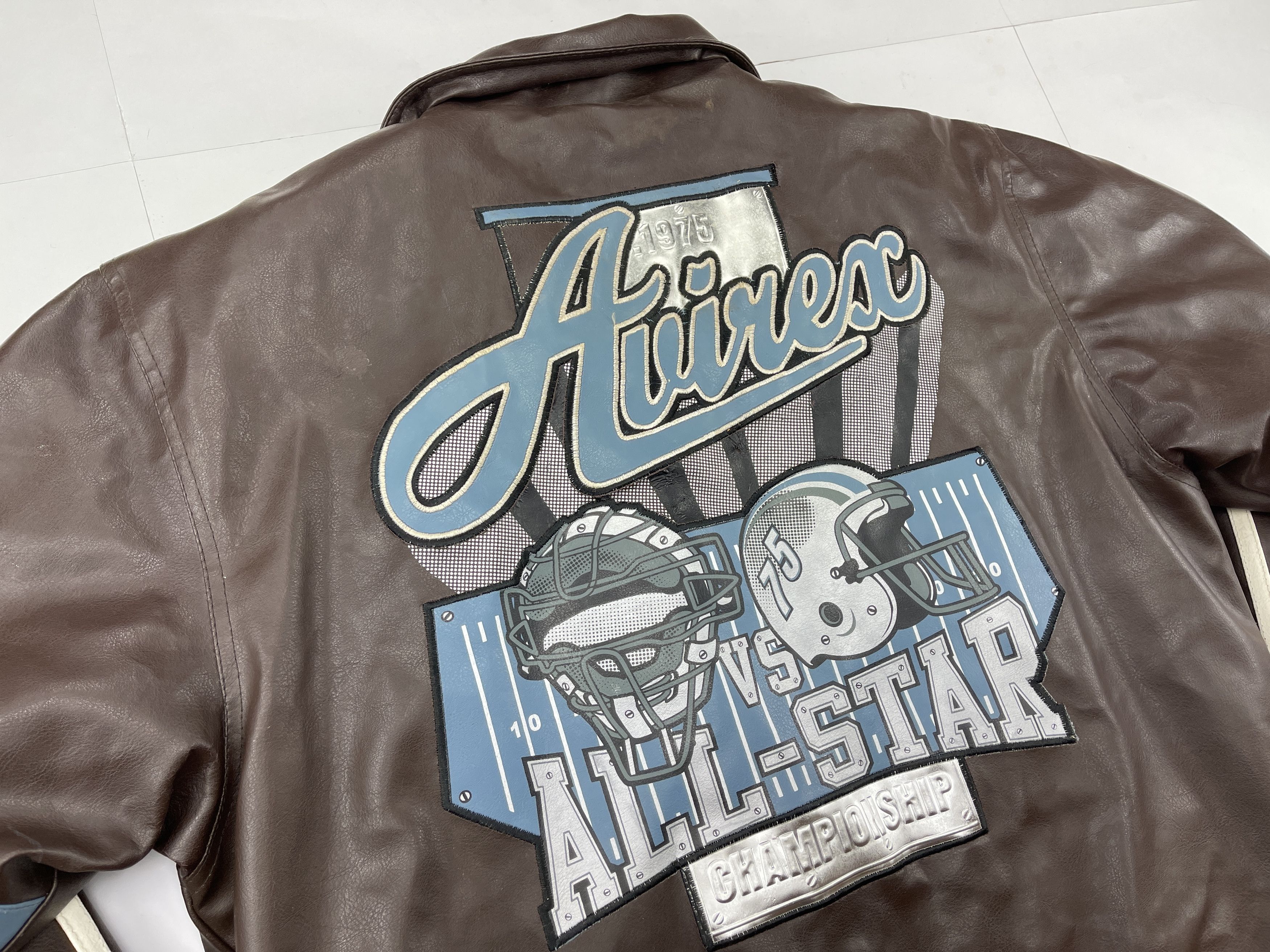 Avirex AVIREX faux leather jacket, vintage, 90s hip hop 1990s M Size US M / EU 48-50 / 2 - 10 Thumbnail